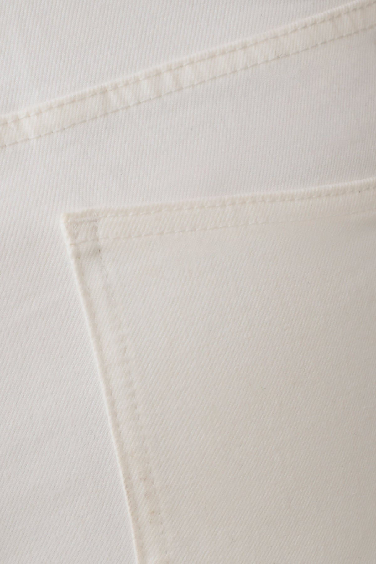 Mary Denim Capris - White