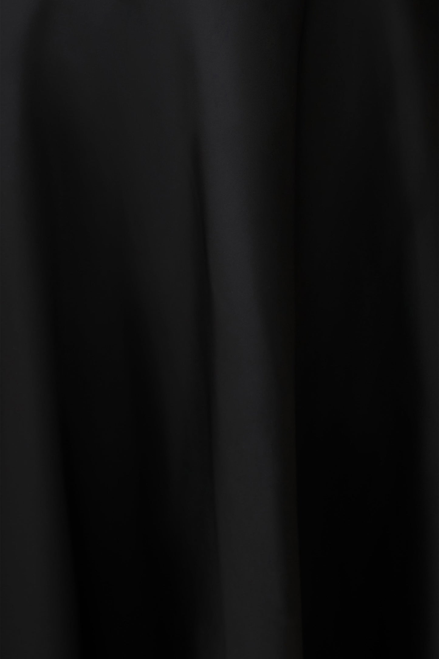 Coralie Asymmetric Satin Midi Skirt - Black