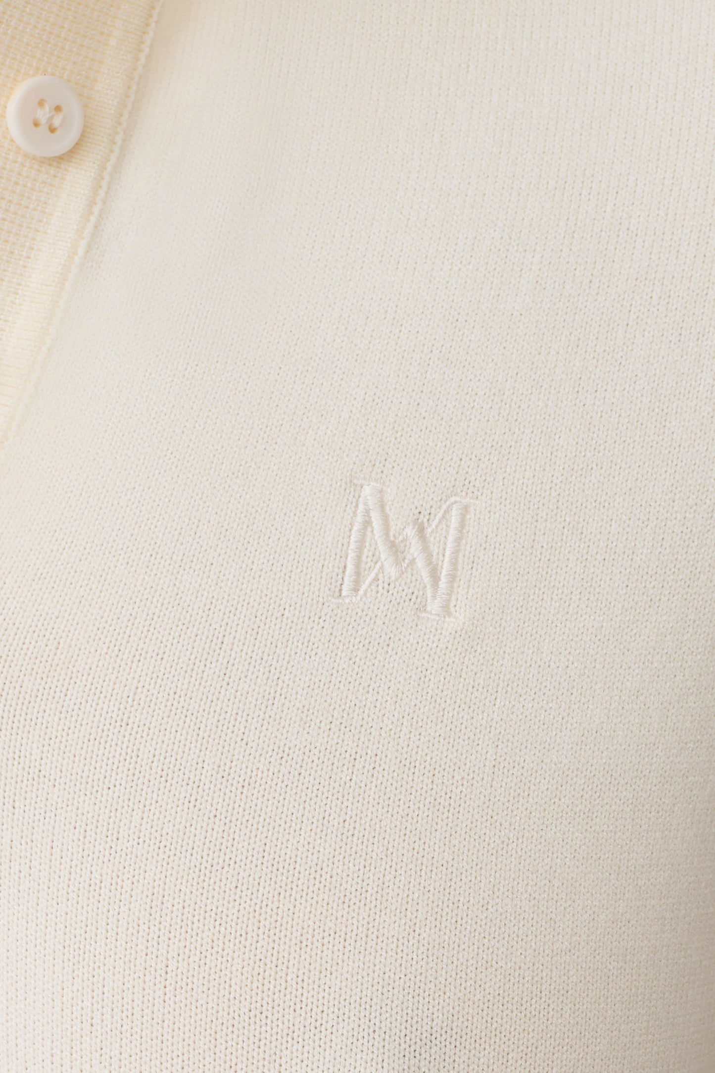 Philly Knit Button Up Top - Ivory