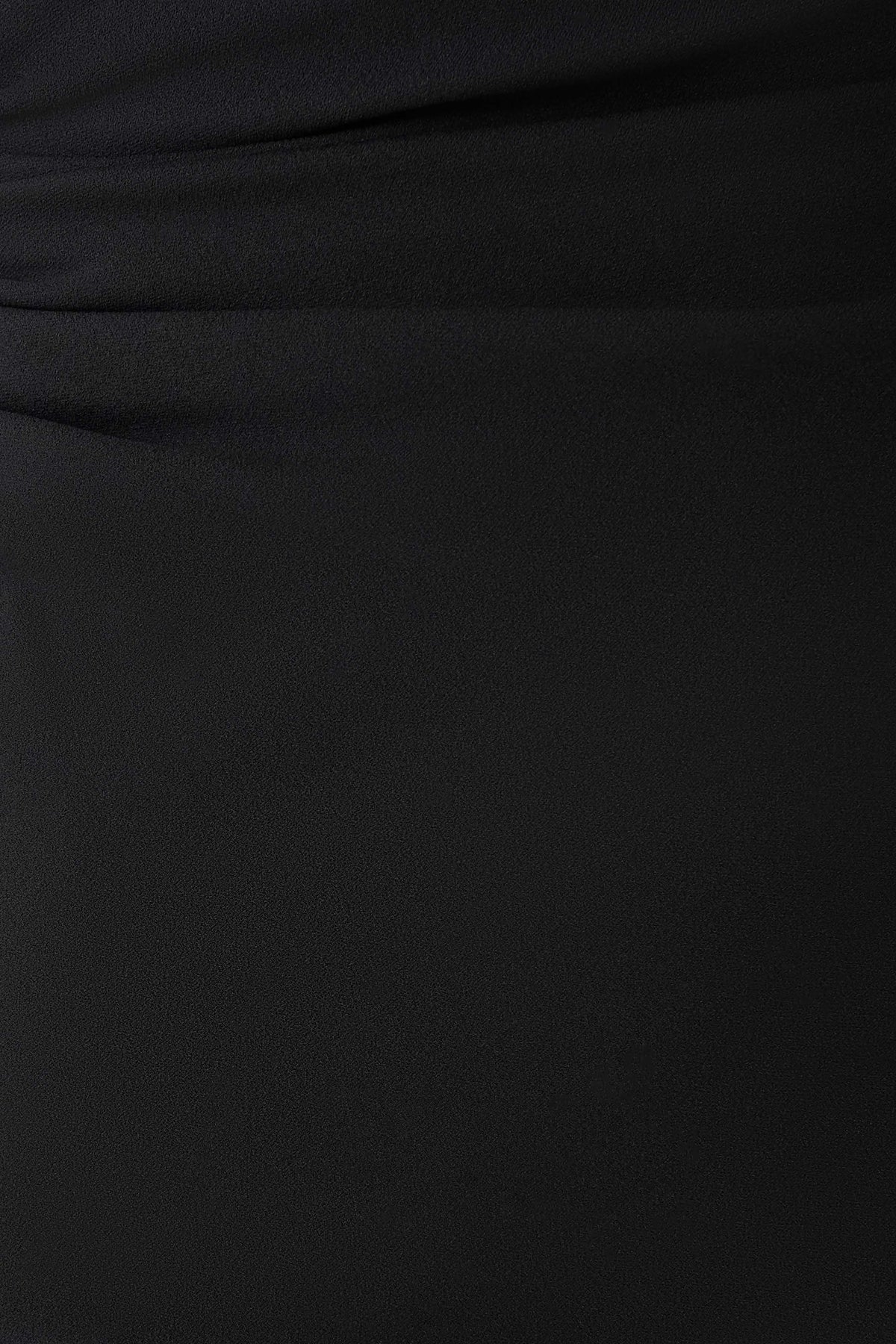 Thalyn Crepe Maxi Dress With Split - Black