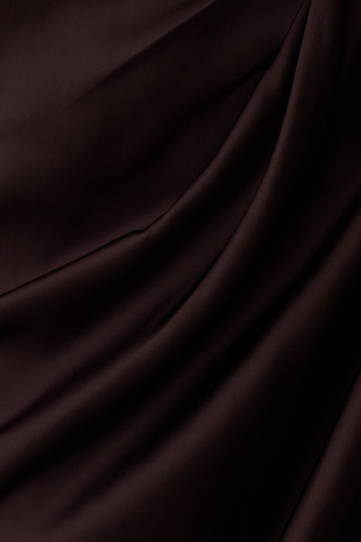 Aveline Draped Halter Midi Dress - Dark Chocolate