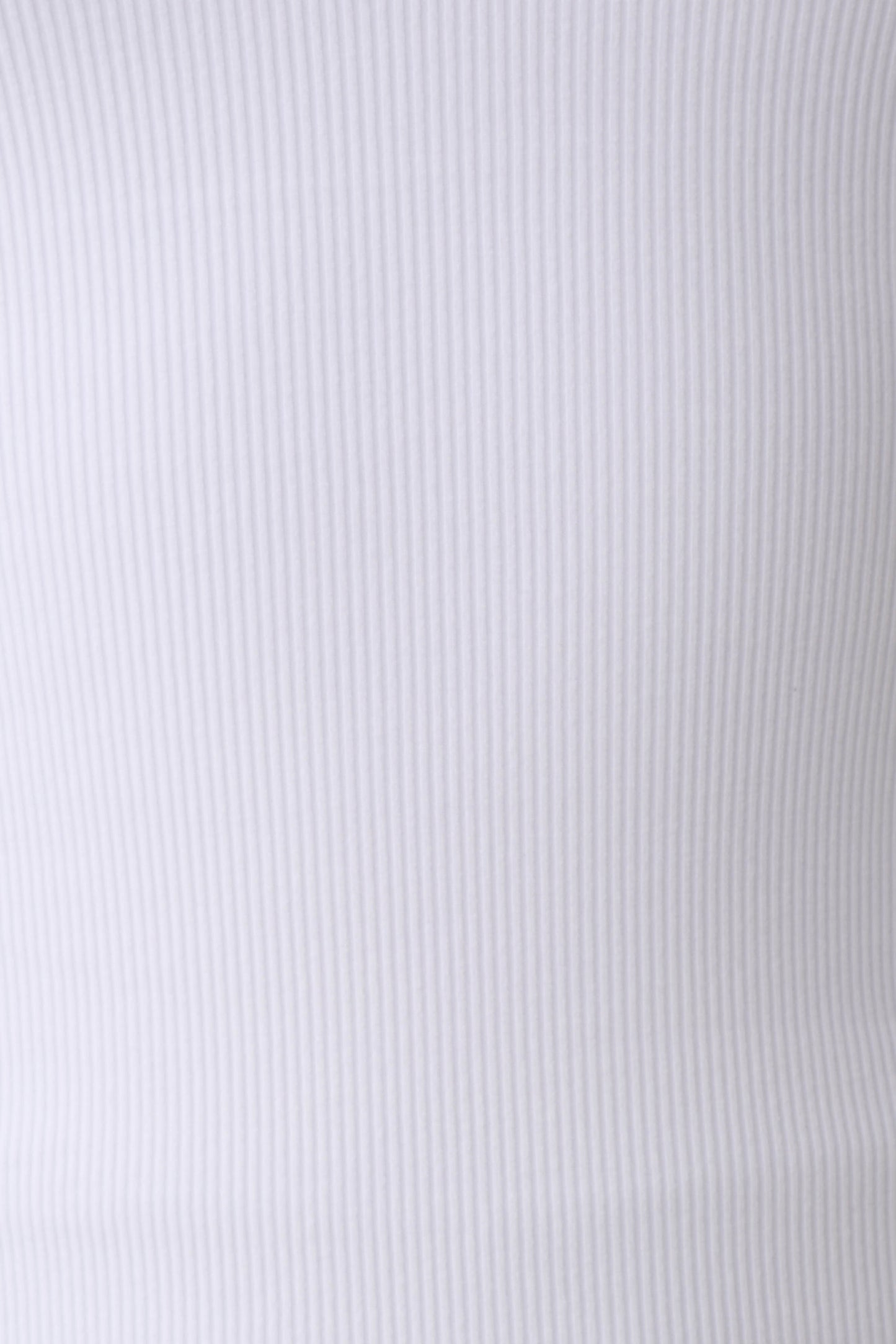 Actress Ribbed Tank - White