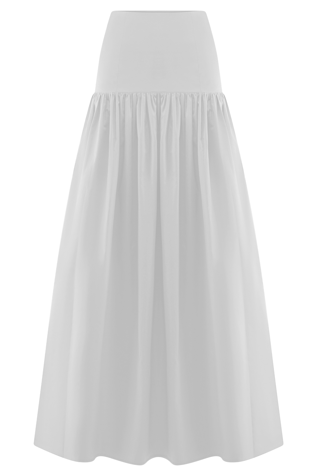 Autumn Maxi Skirt - White