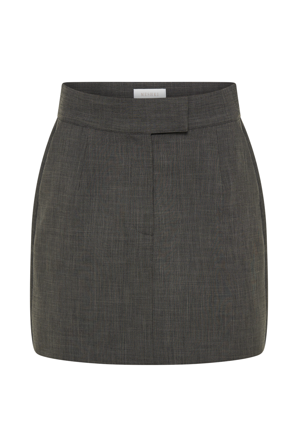Sayer Textured Mini Skirt - Charcoal