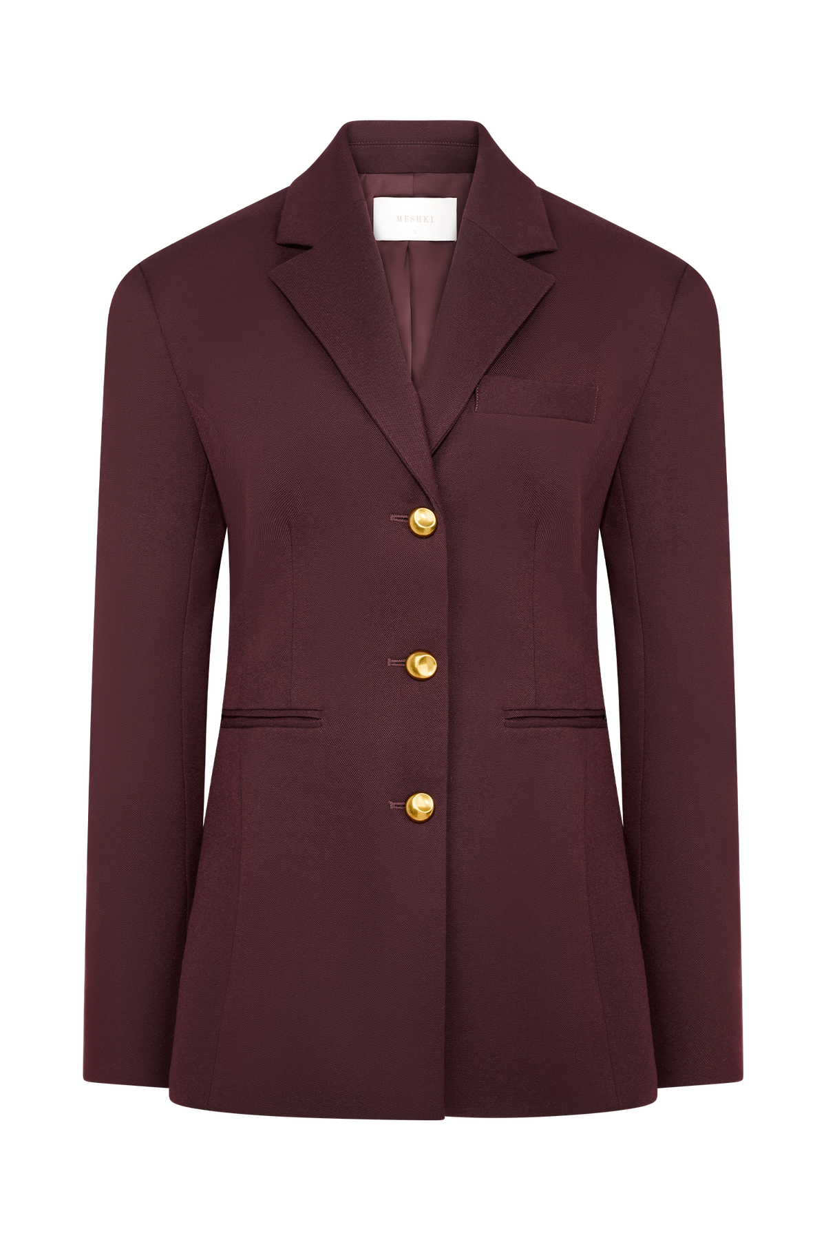Bellamy Cinched Blazer - Mahogany