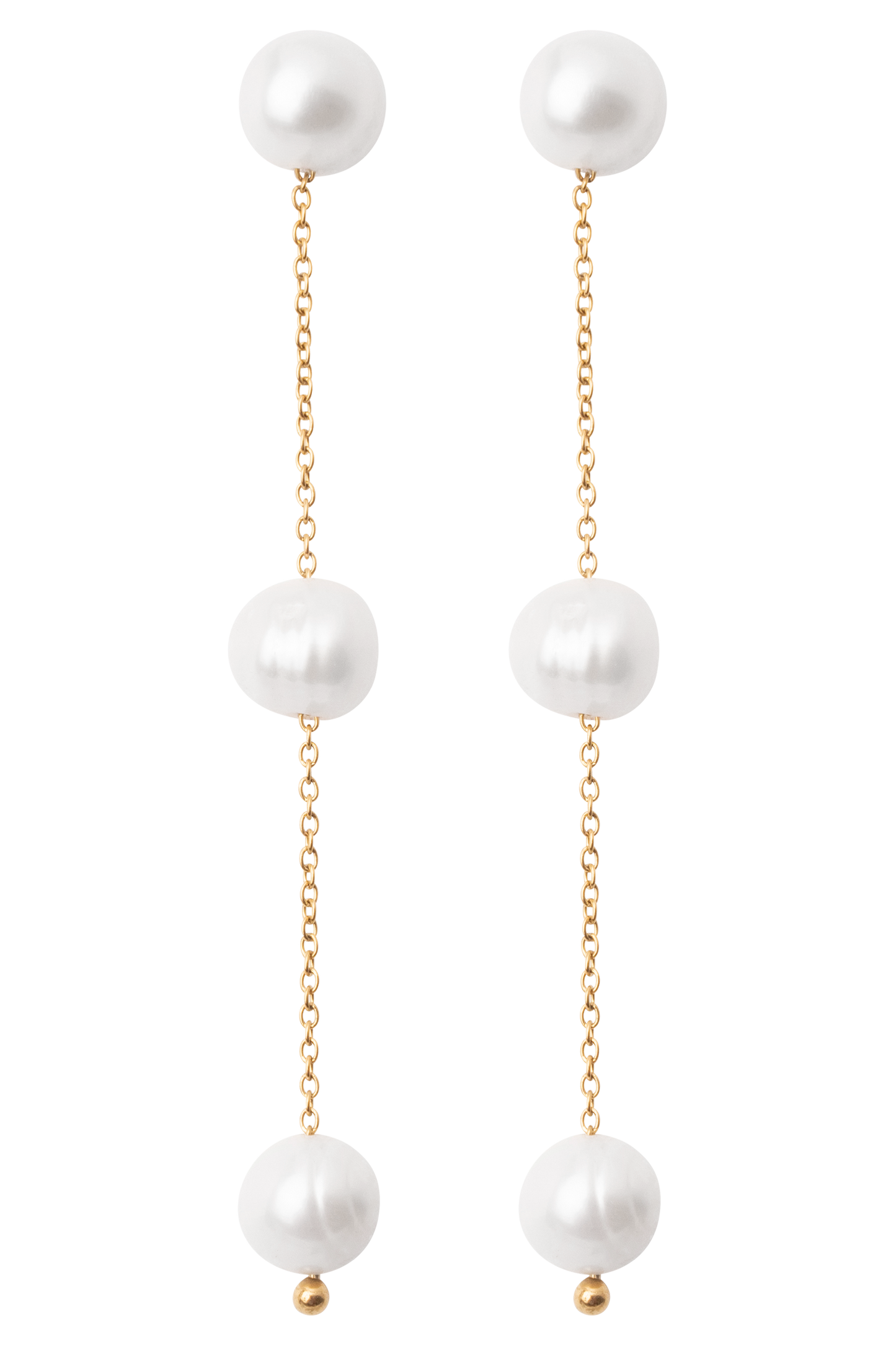 Bodhi Freshwater Pearl Drop Earrings - Pearl