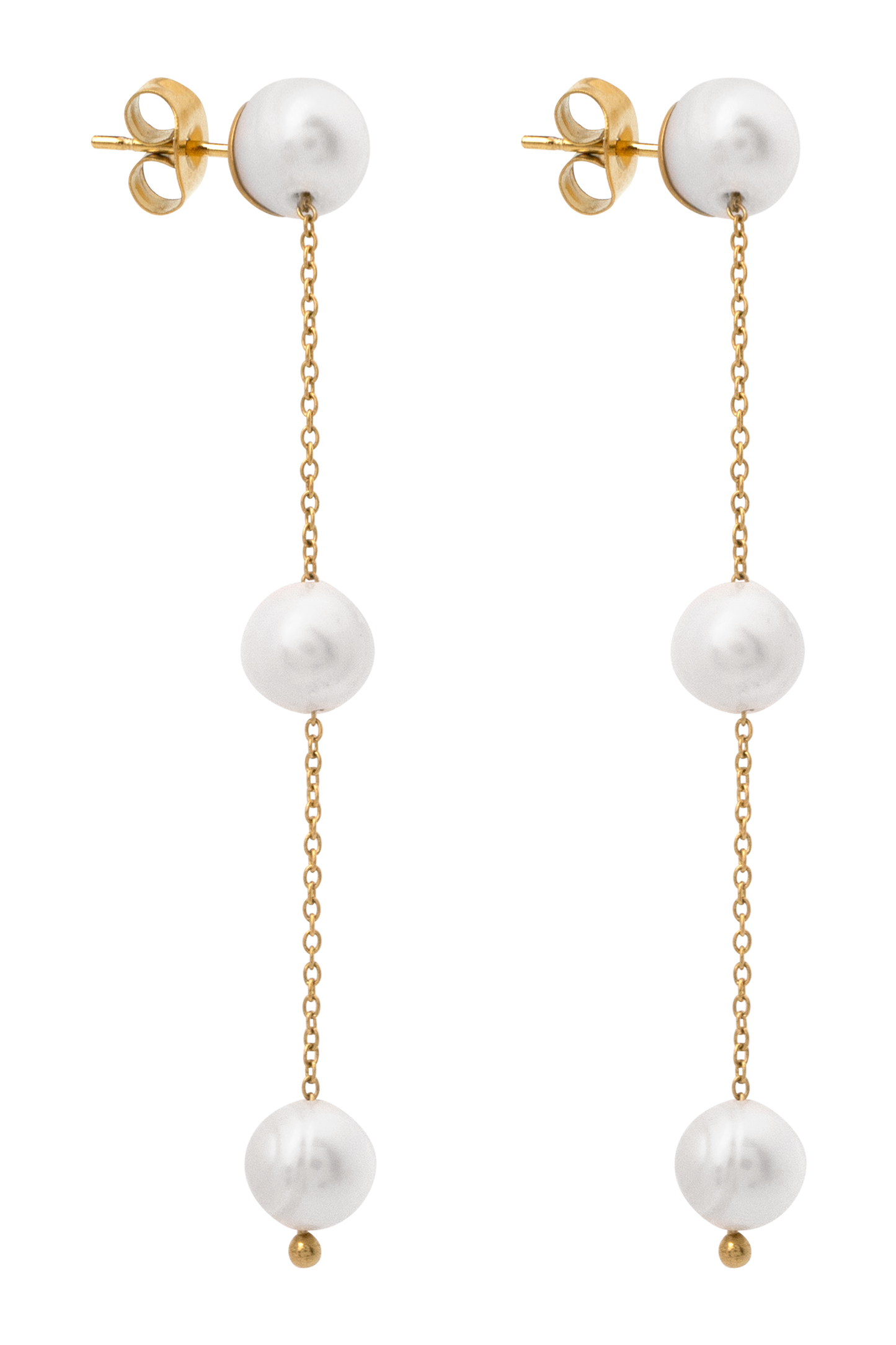 Bodhi Freshwater Pearl Drop Earrings - Pearl