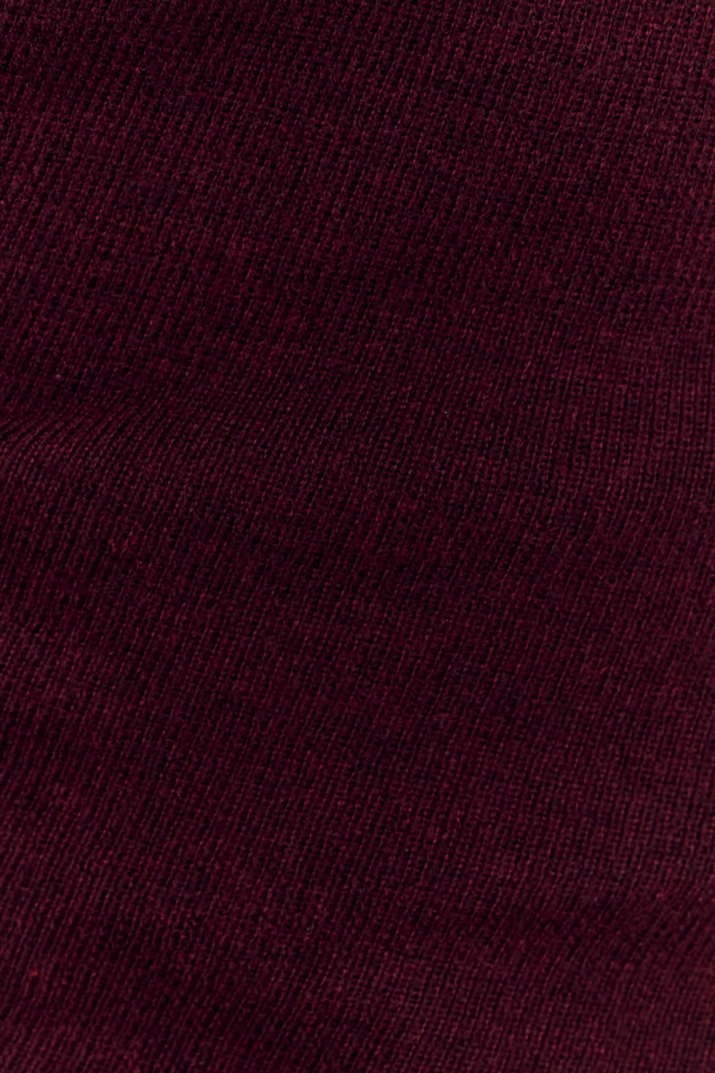 Culver Draped Twist Knit Top - Wine