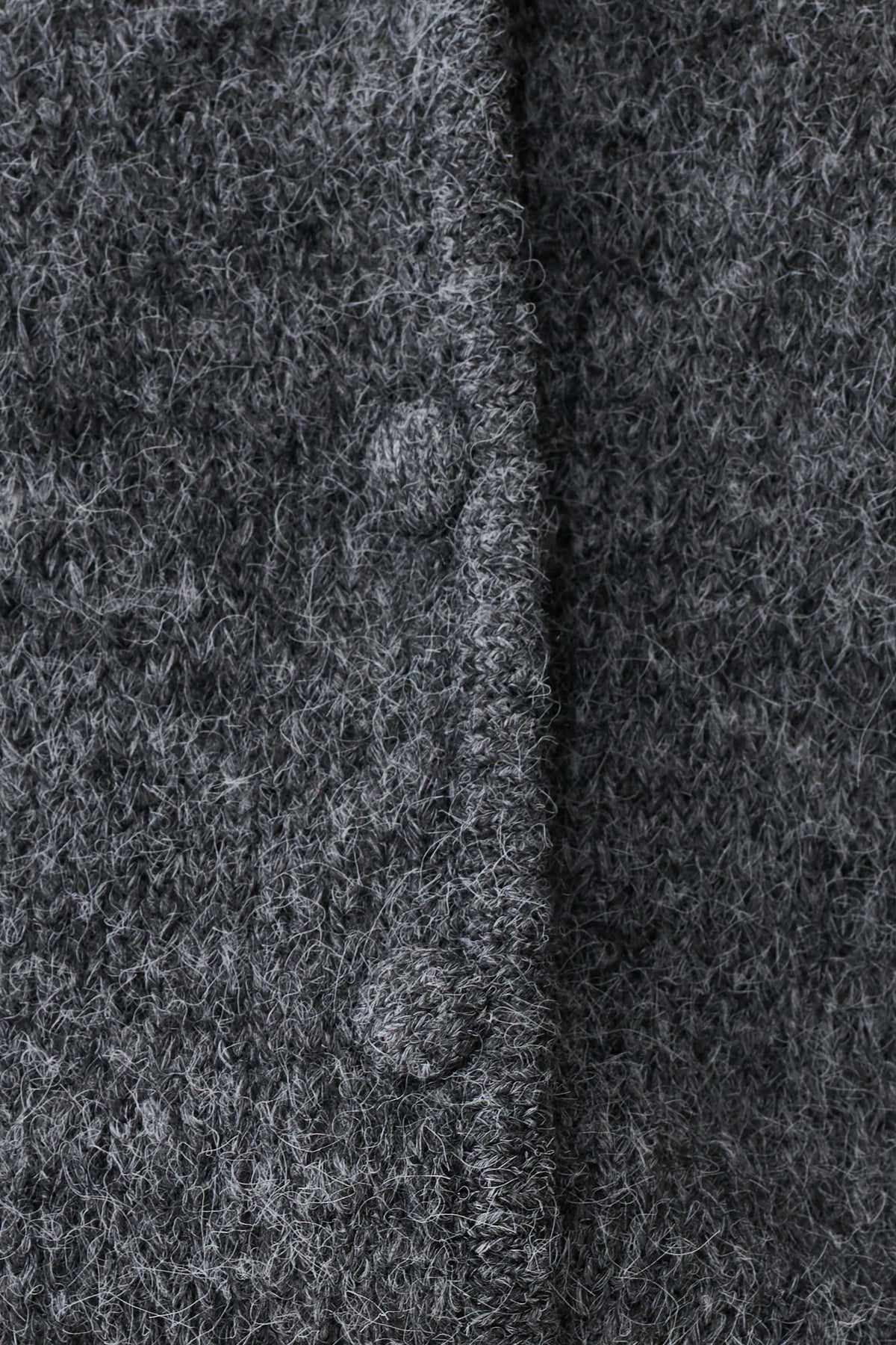 Simoney Long Sleeve Midi Knit Dress - Charcoal