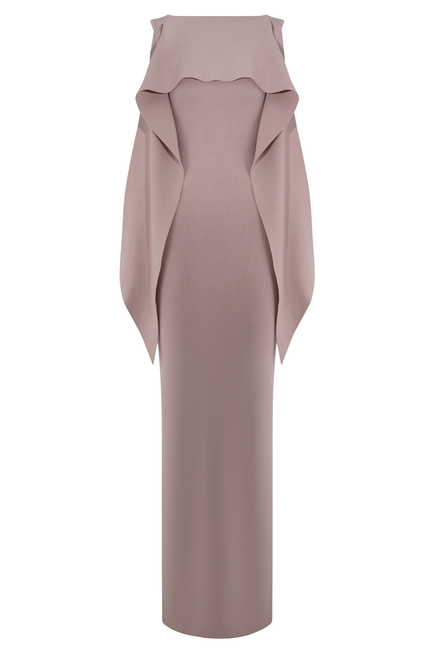 Darby Knit Scarf Maxi Dress - Pale Pink