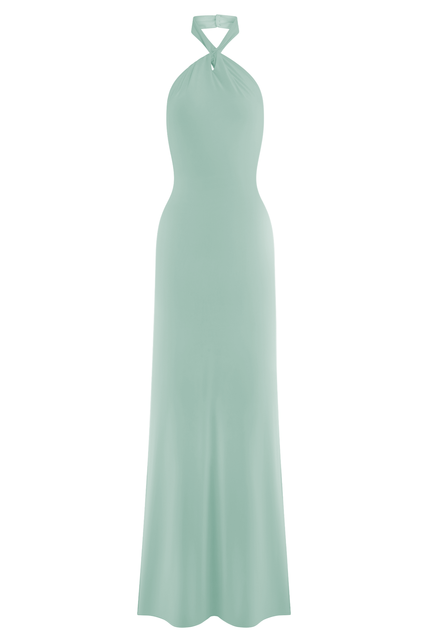 Elyna Slinky Halter Maxi Dress - Lagoon