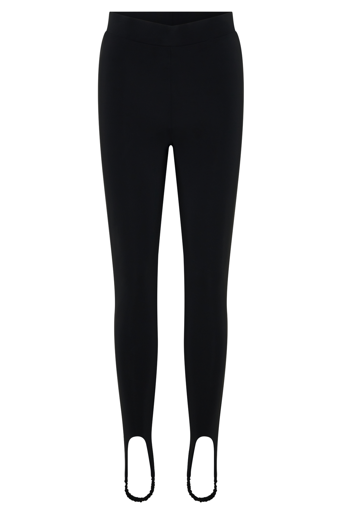 Almira Jersey Stirrup Leggings - Black