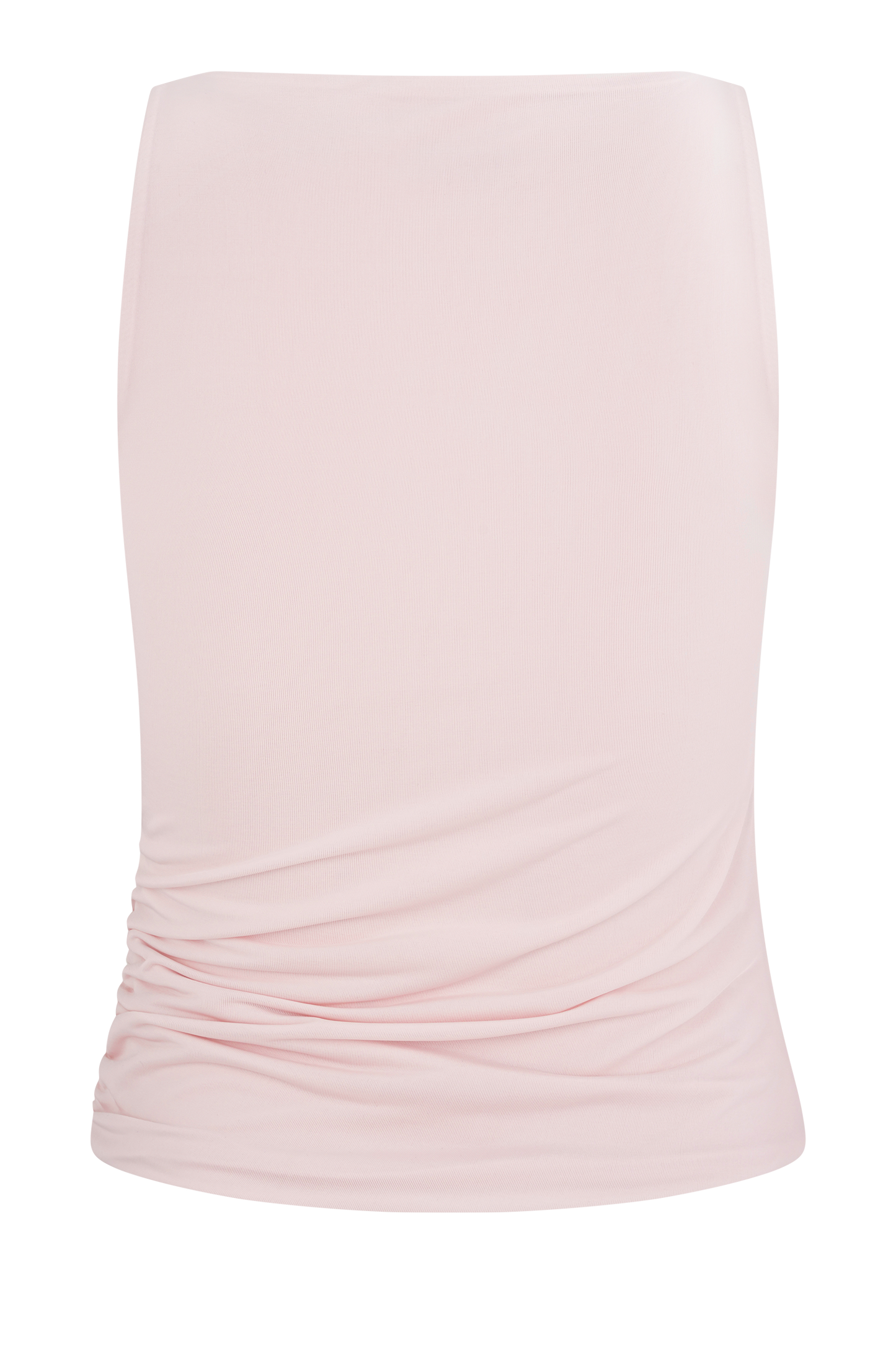 Alicent Slinky Beaded Top - Pale Pink