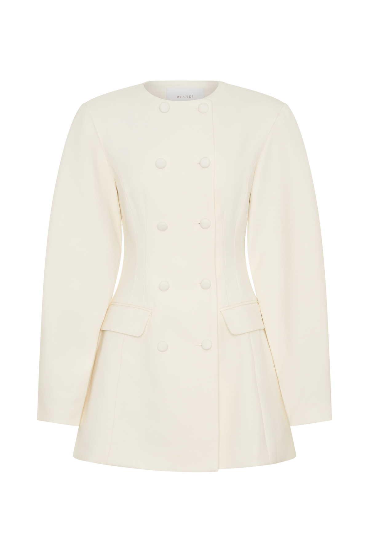 Beatrice Blazer Mini Dress - Ivory