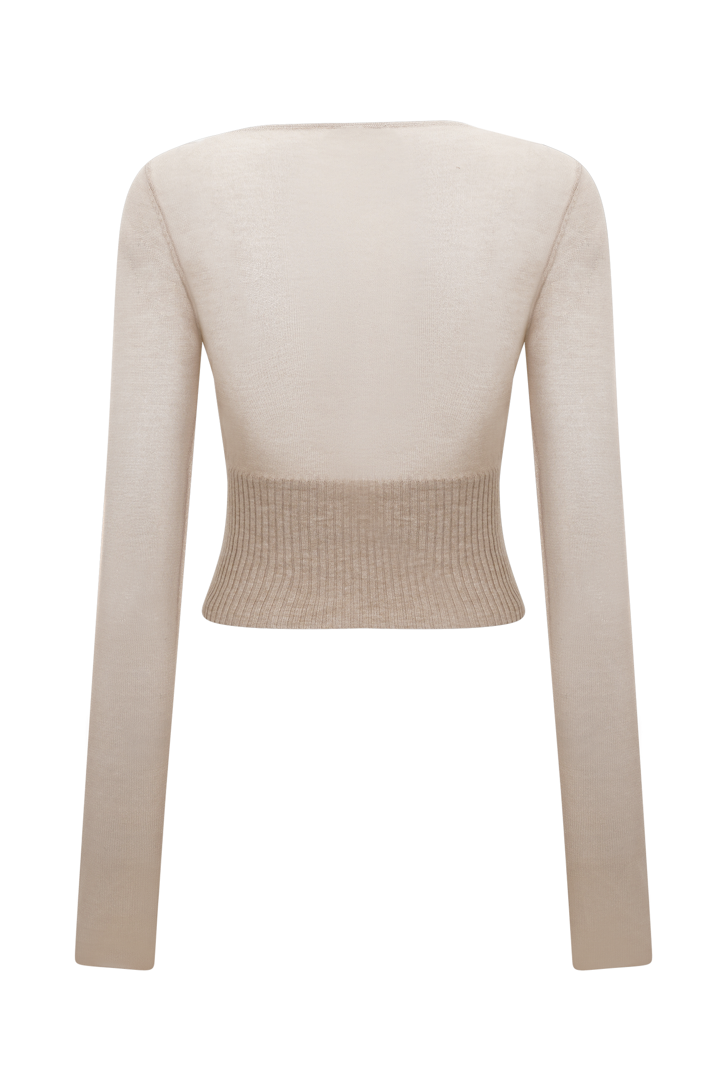 Brionee Silk Blend Knit Top - Sand
