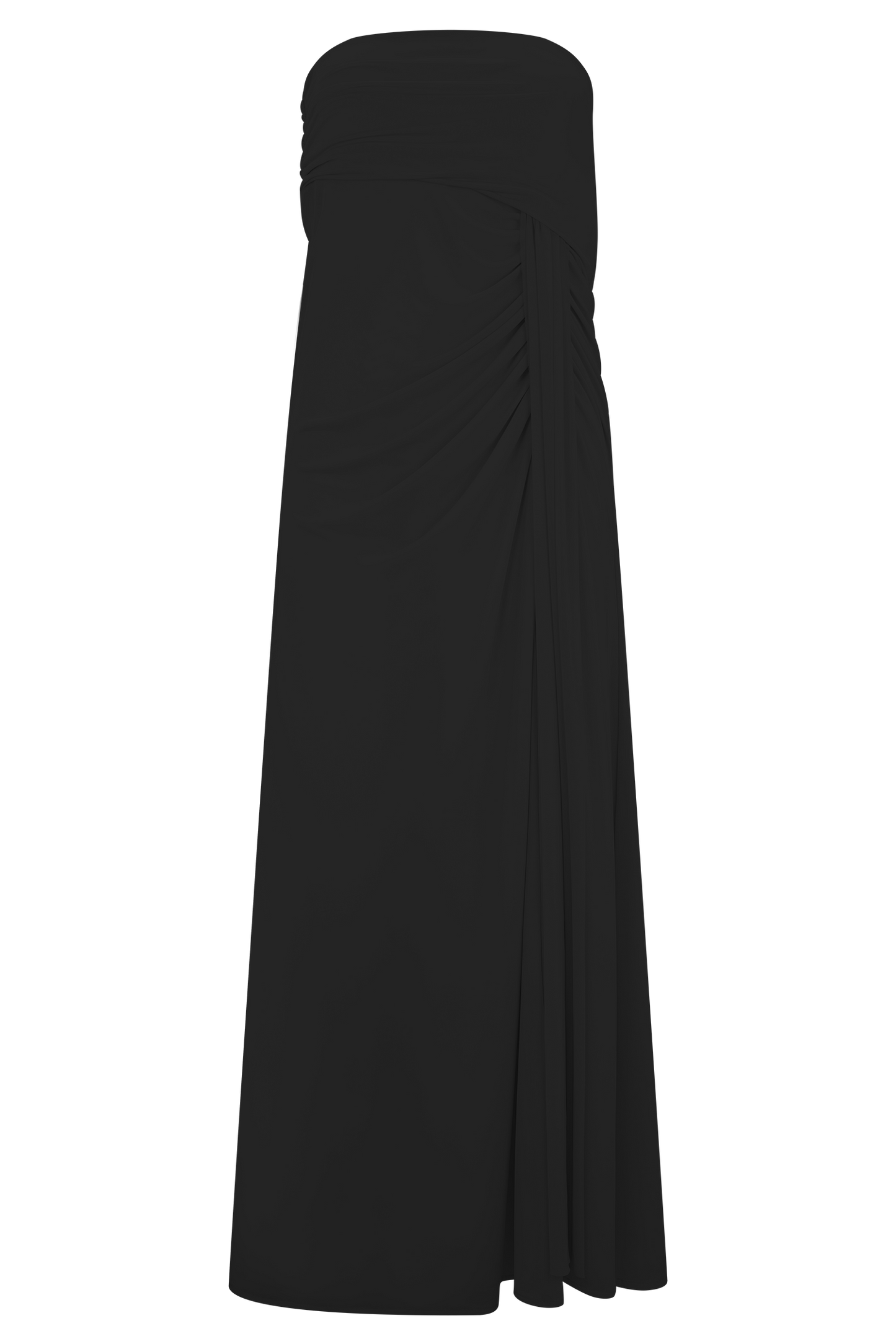 Calandra Slinky Maxi Skirt - Black