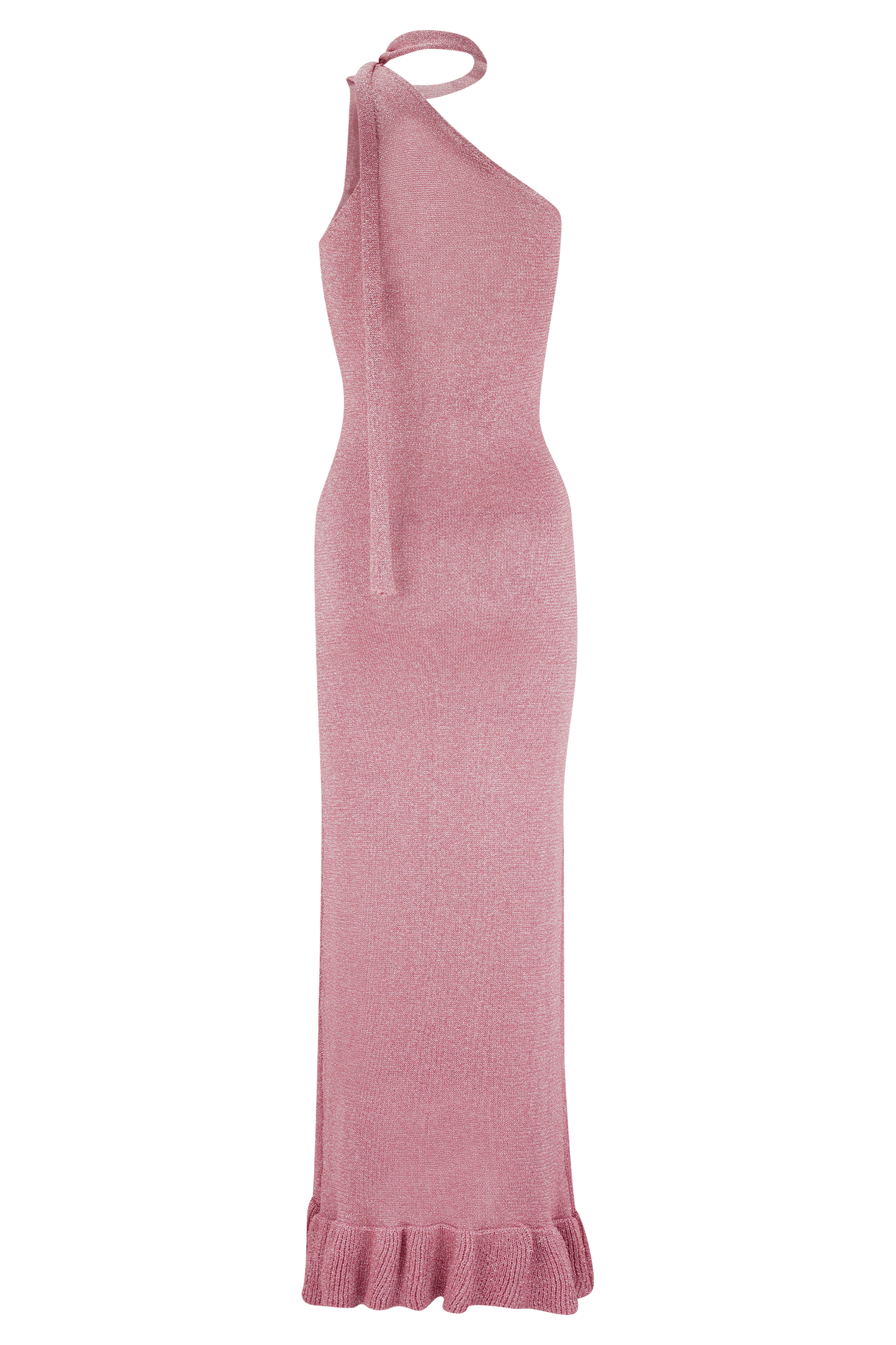Celestino Floral Metallic Knit Maxi Dress - Pink