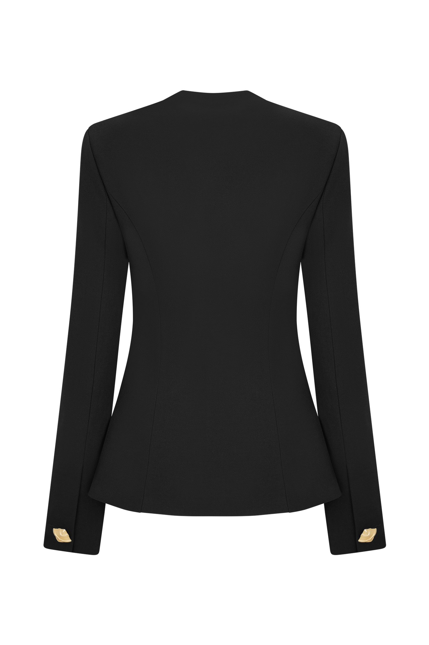 Christel Suiting Fitted Blazer - Black