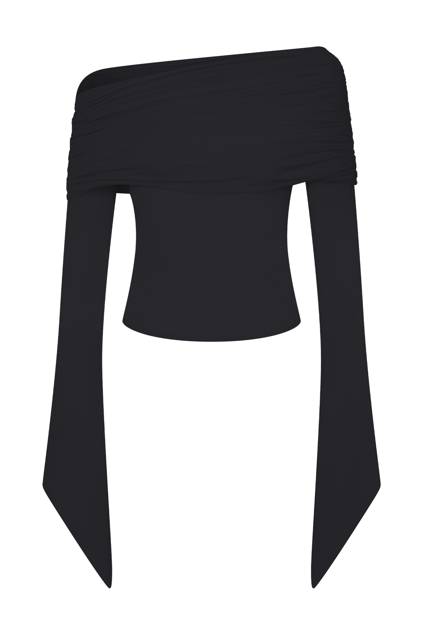 Dahlia One Shoulder Top - Black