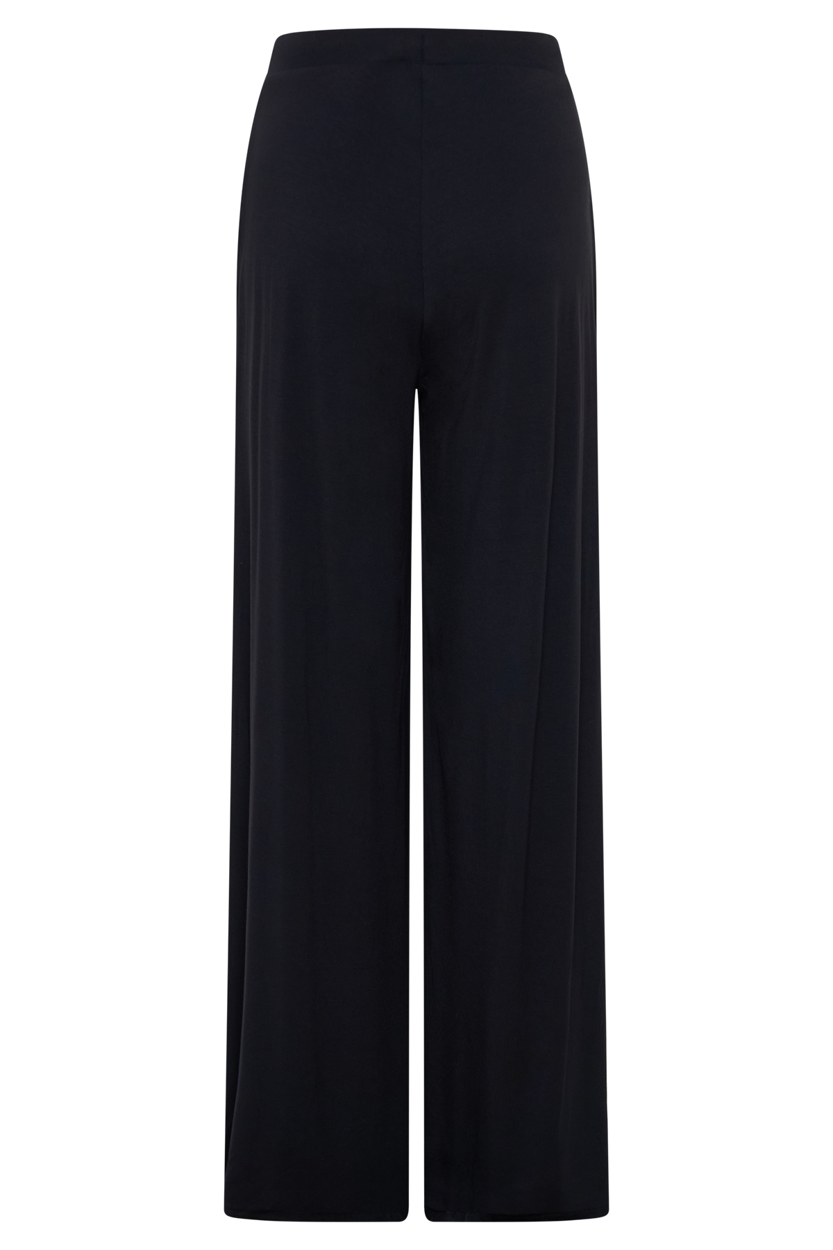 Dewi Wide Leg Modal Pants - Black