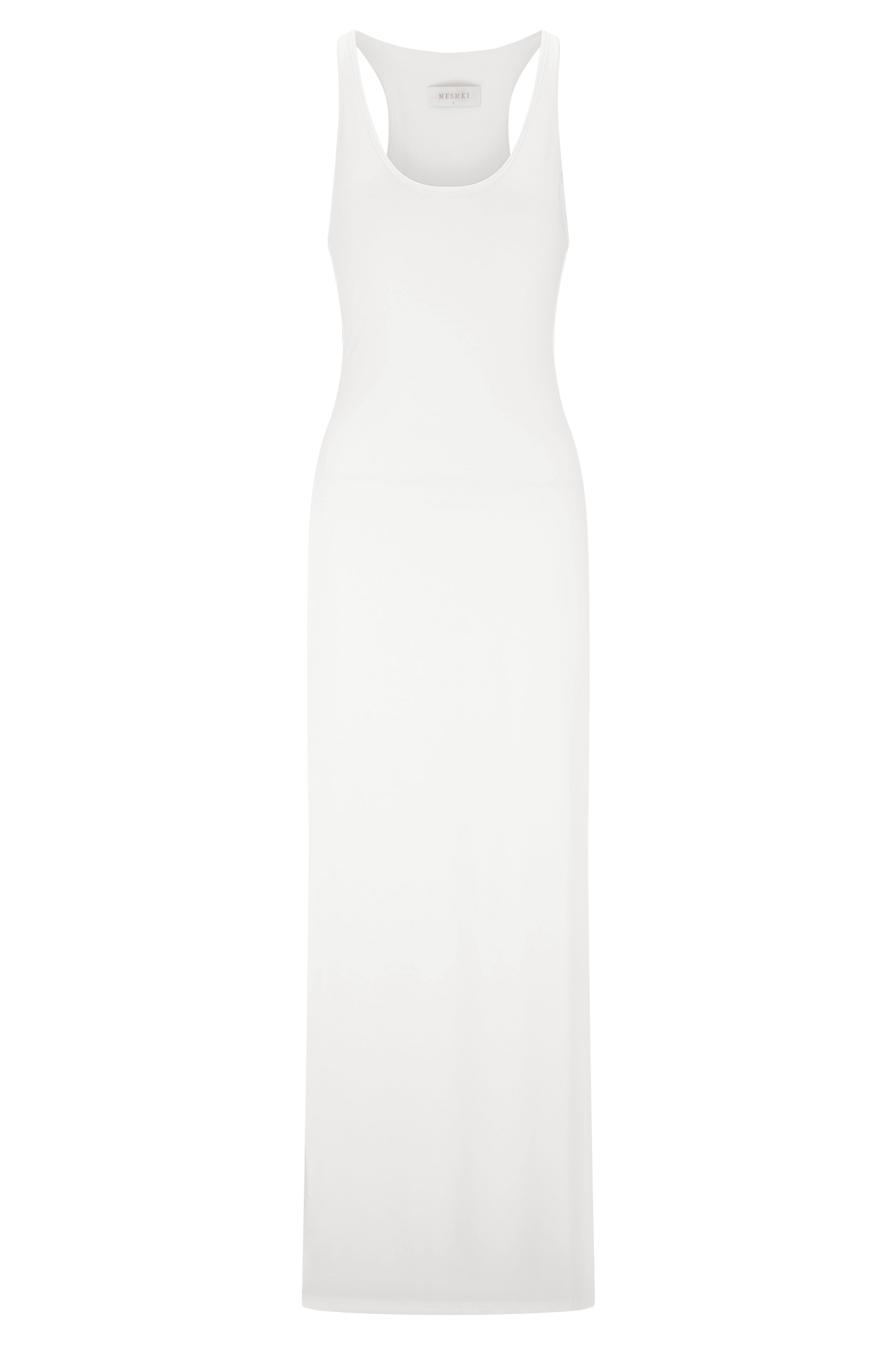 Ellerie Longline Racerback Top - White