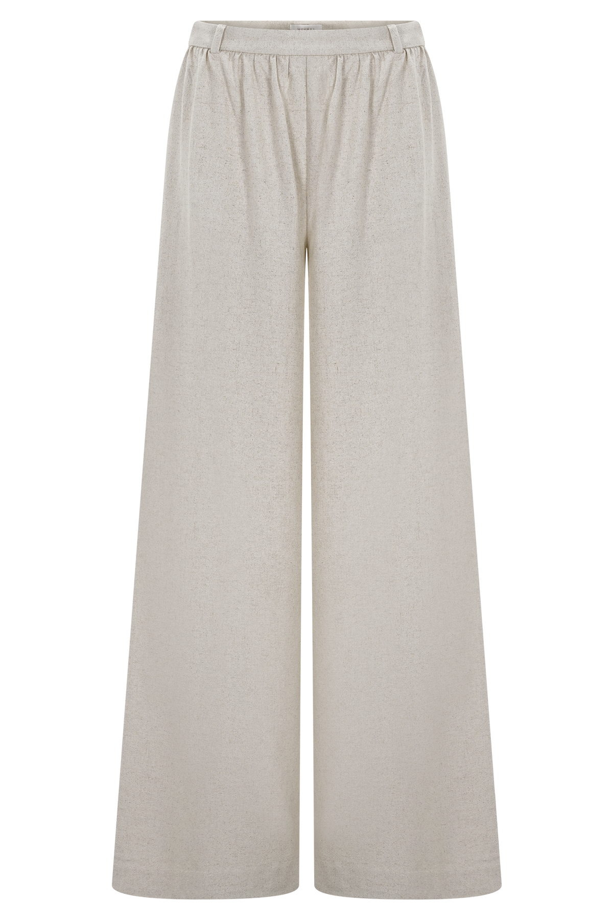 Gabby Straight Leg Linen Pants - Natural