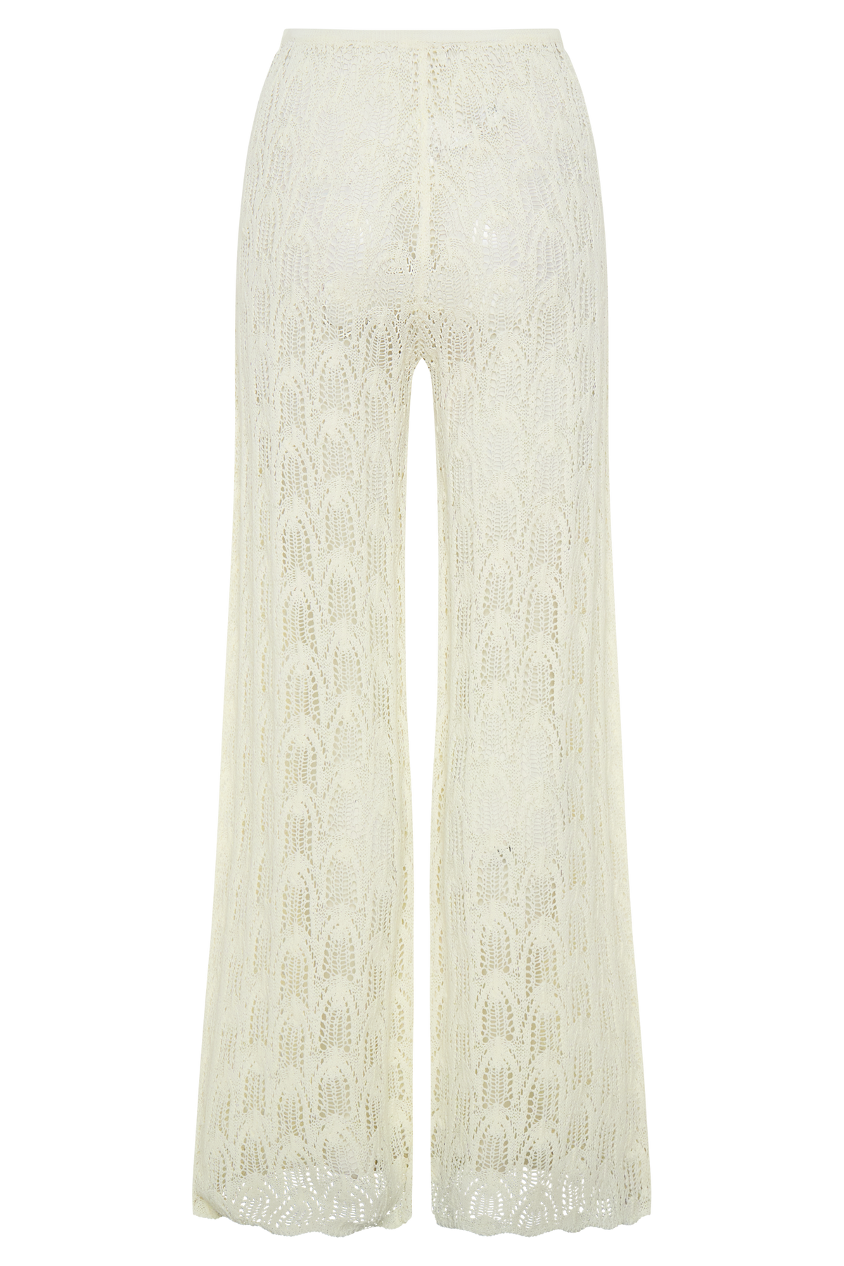 Glinda Crochet Pants - Ivory