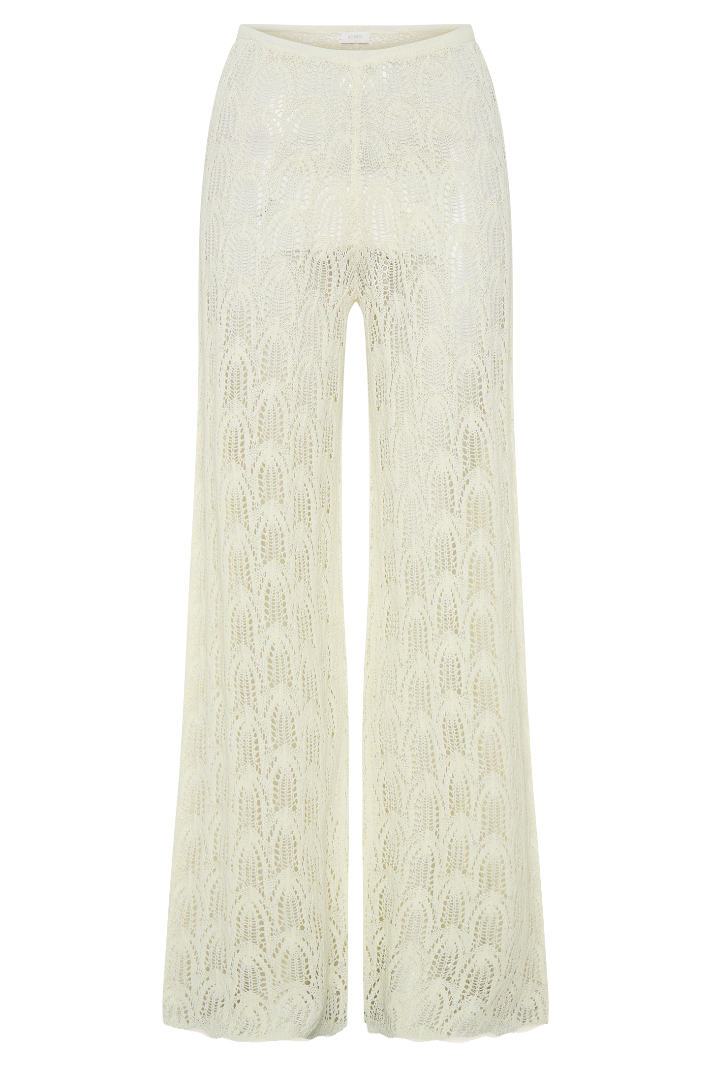 Glinda Crochet Pants - Ivory