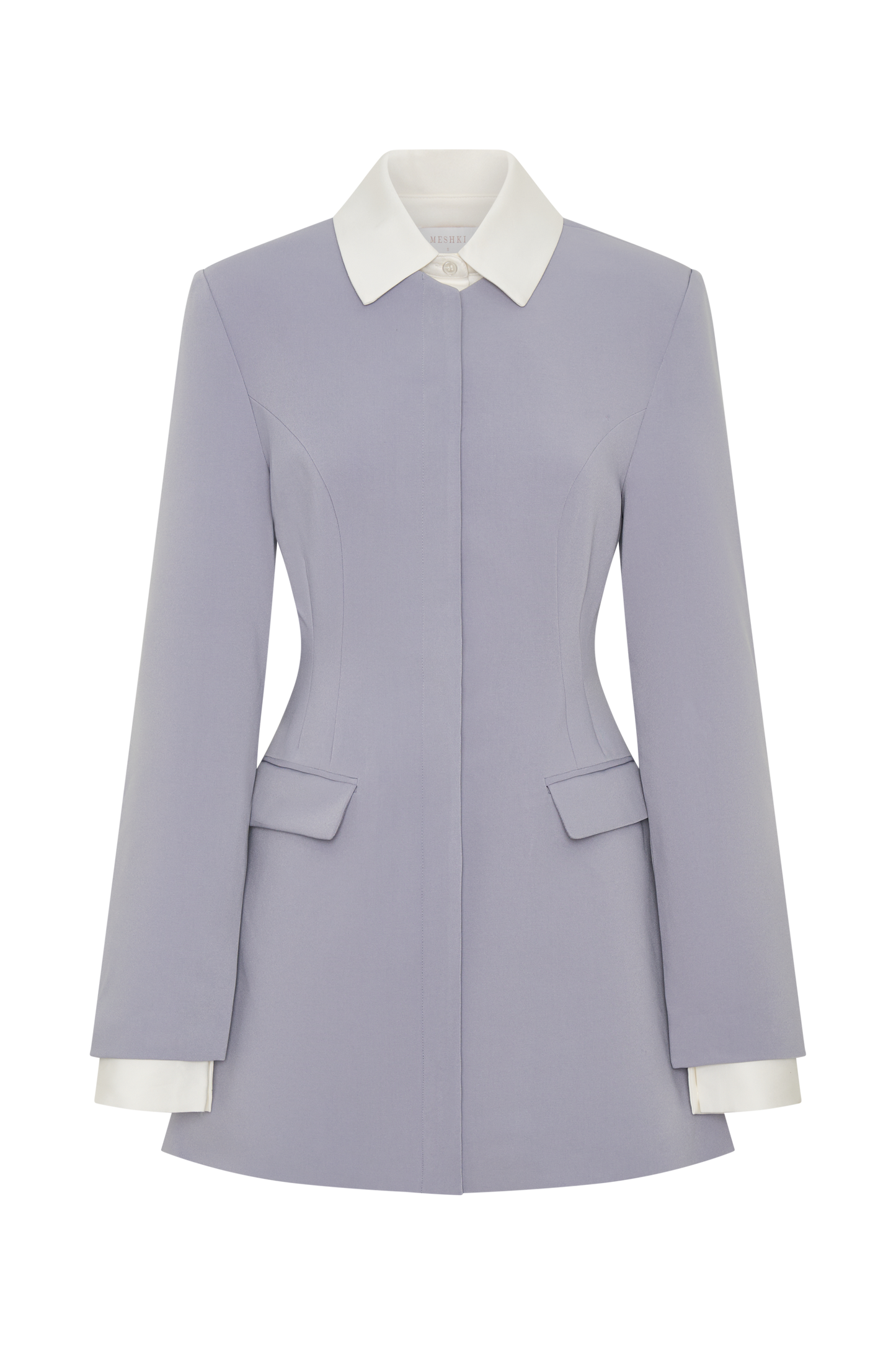 Gretchen Suiting Mini Dress - Grey