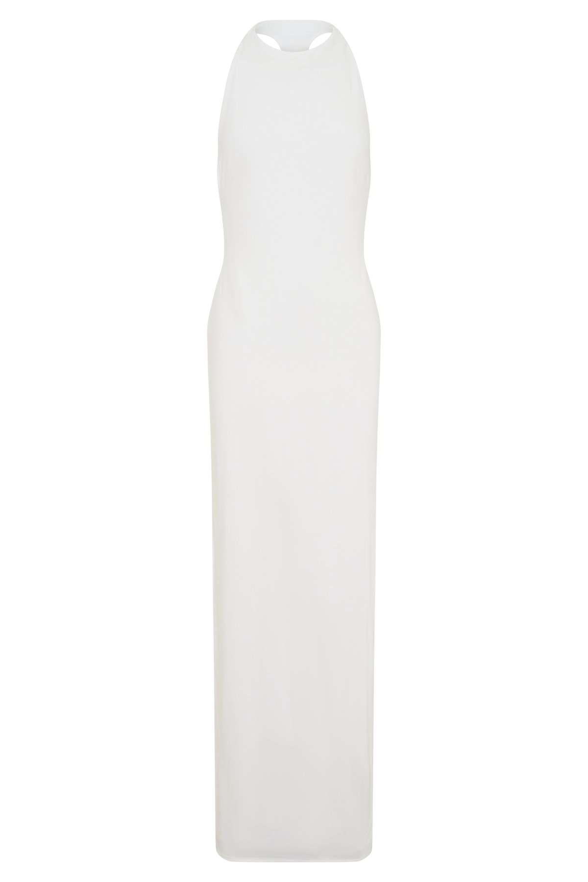 Halley Back T-Strap Maxi Dress - White