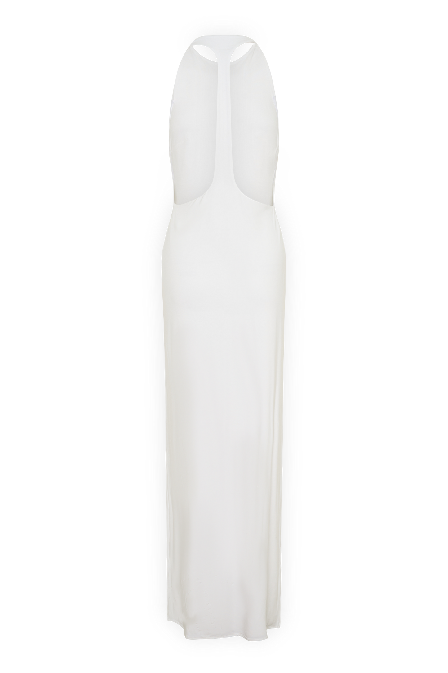 Halley Back T-Strap Maxi Dress - White