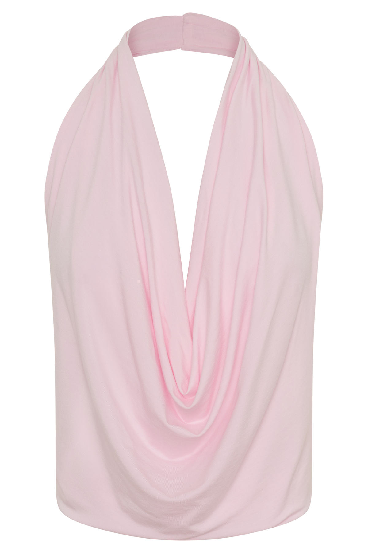 Huyen Cowl Front Modal Top - Ballet Pink