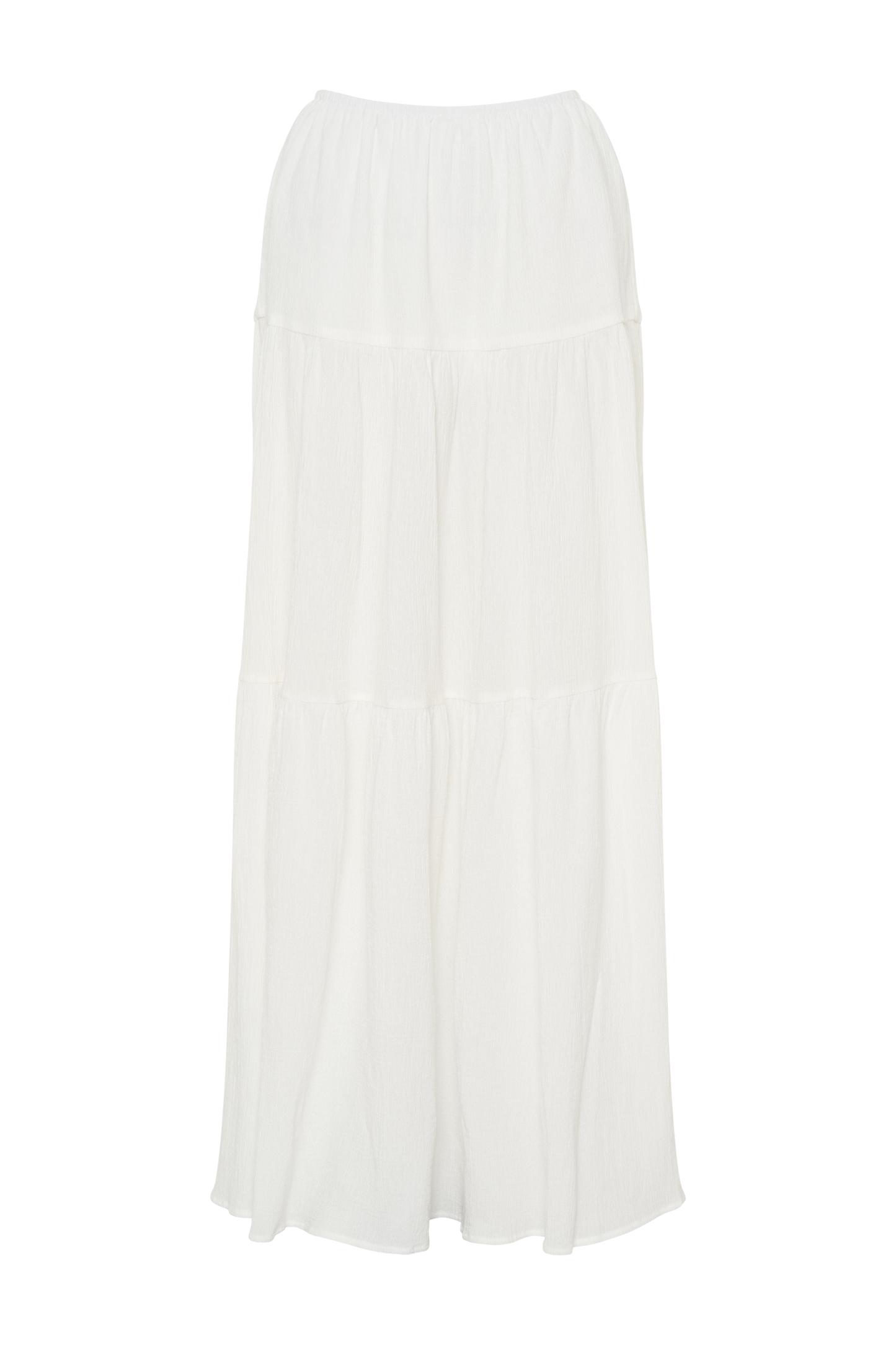 Jacinda Cotton Maxi Skirt - White