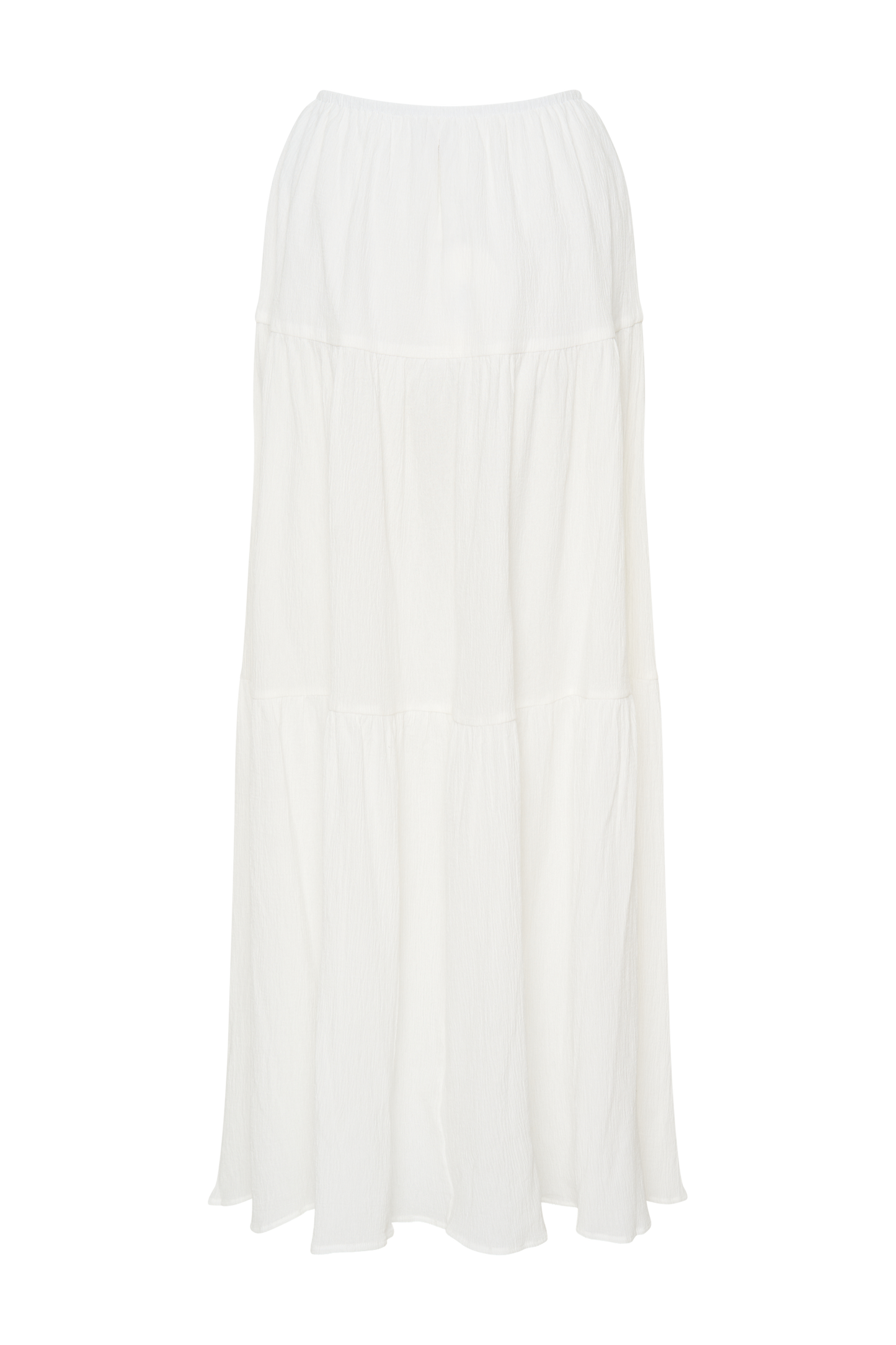 Jacinda Cotton Maxi Skirt - White