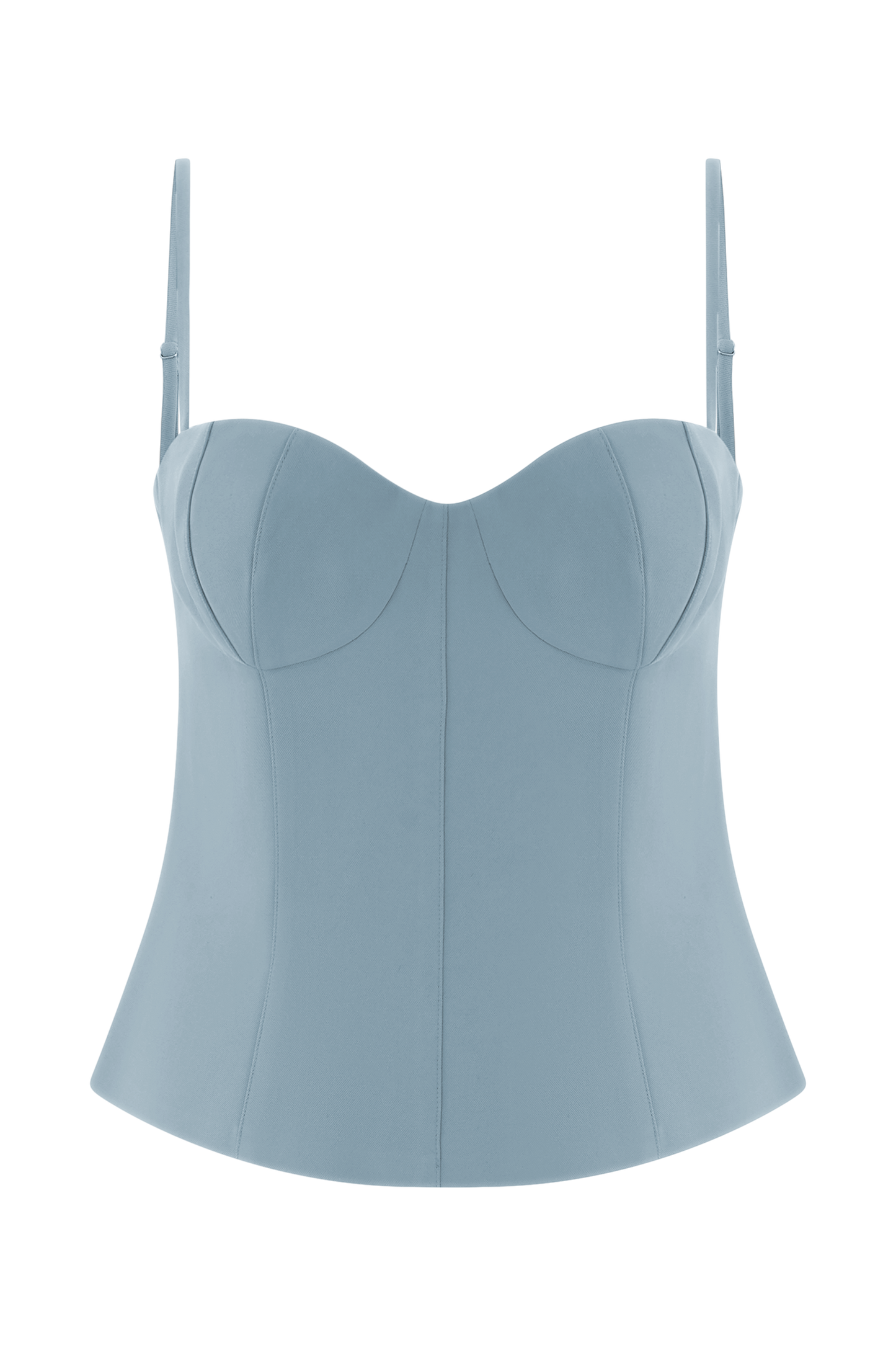 Jaime Spaghetti Strap Suiting Top - Ocean Blue