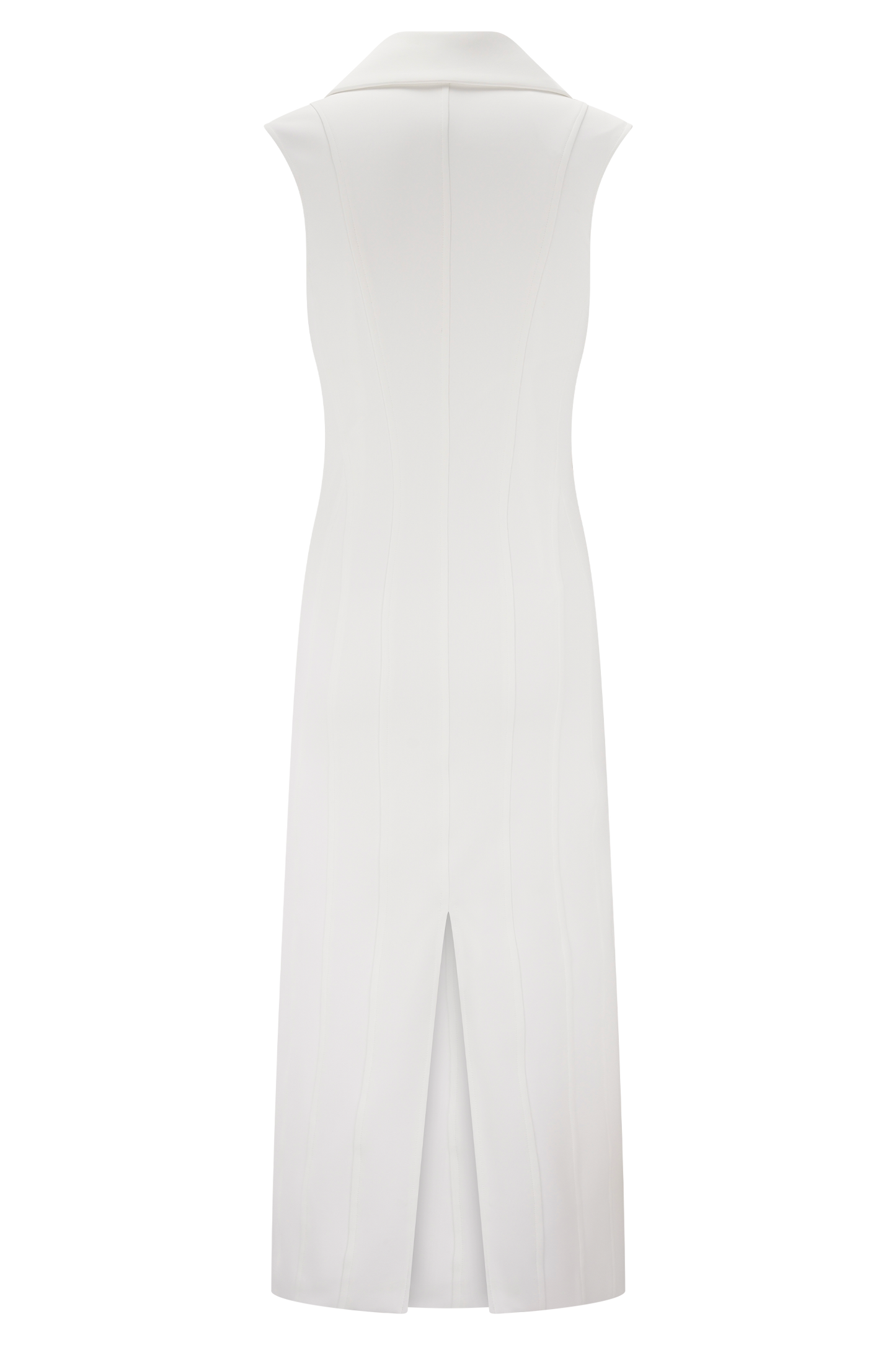 Keagan Sleeveless Midi Dress - Ivory
