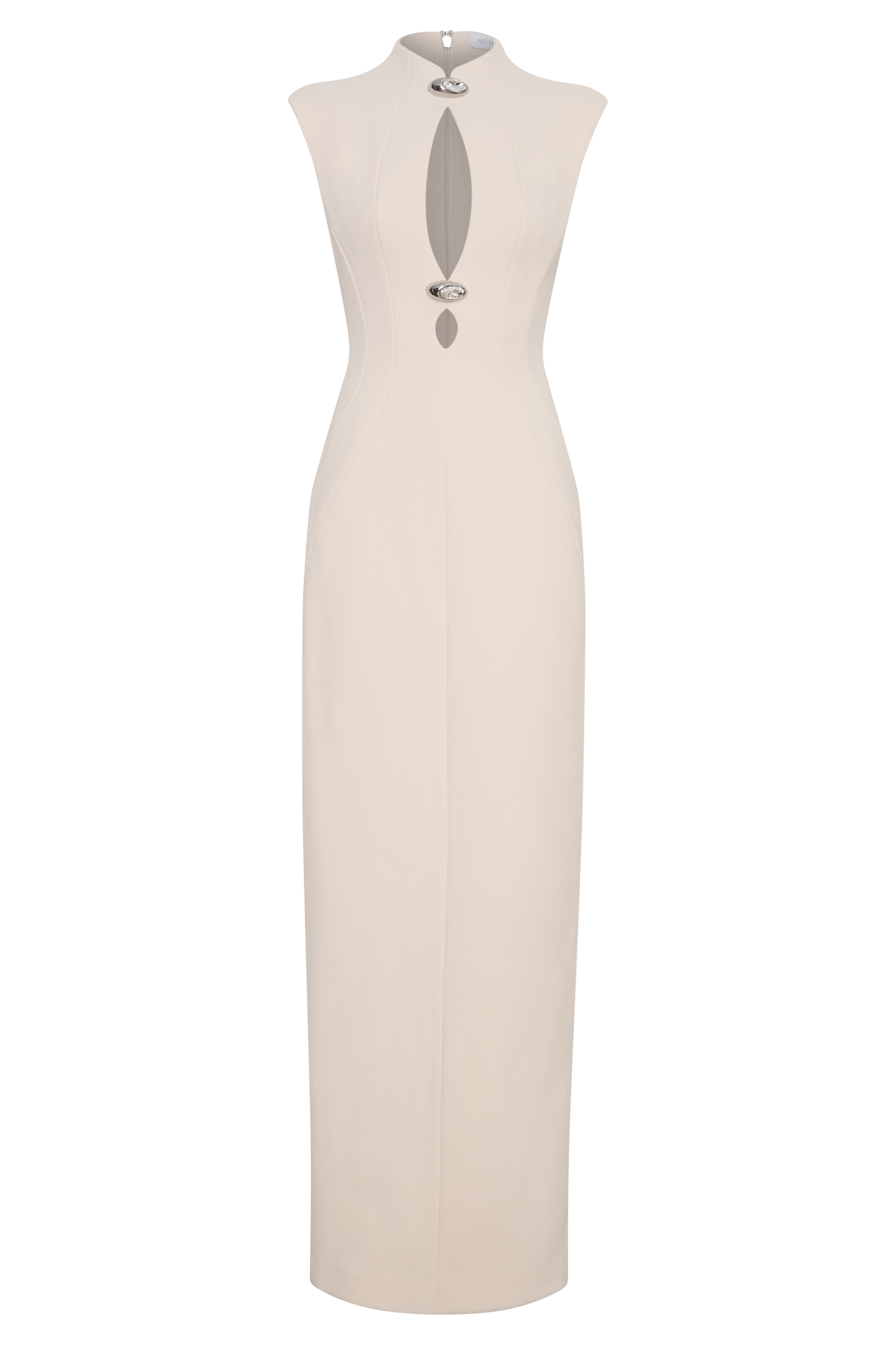 Michelle Cut Out Maxi Dress - Buttercream