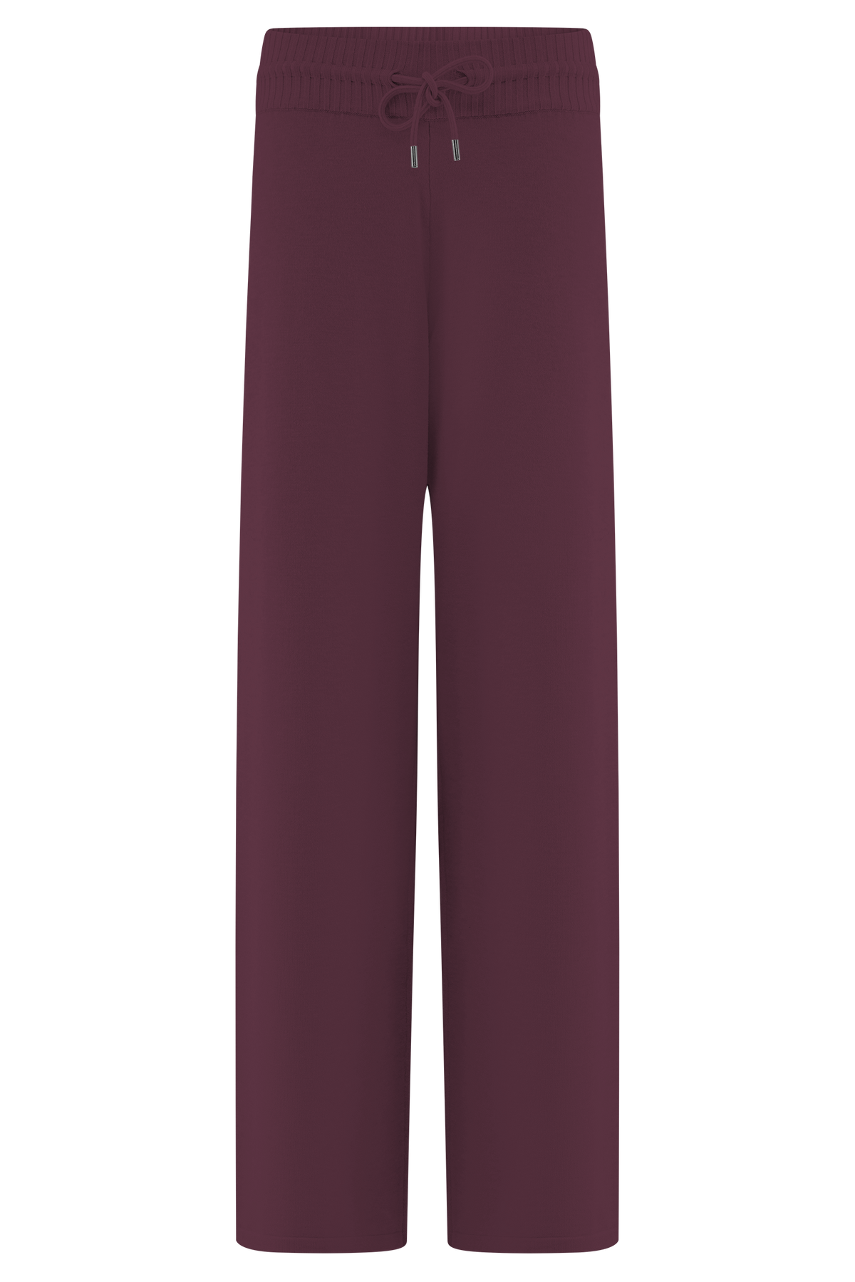 Natalya Knit Wide Leg Pants - Merlot