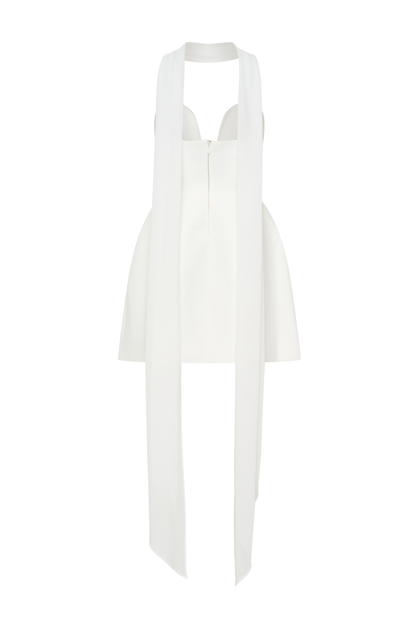 Orellia Strapless Suiting Mini Dress - Ivory