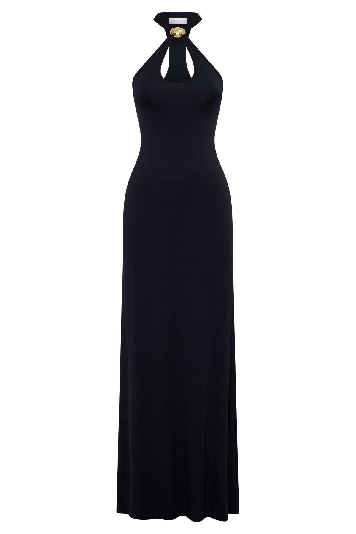 Ramona Modal Maxi Dress With Hardware - Black