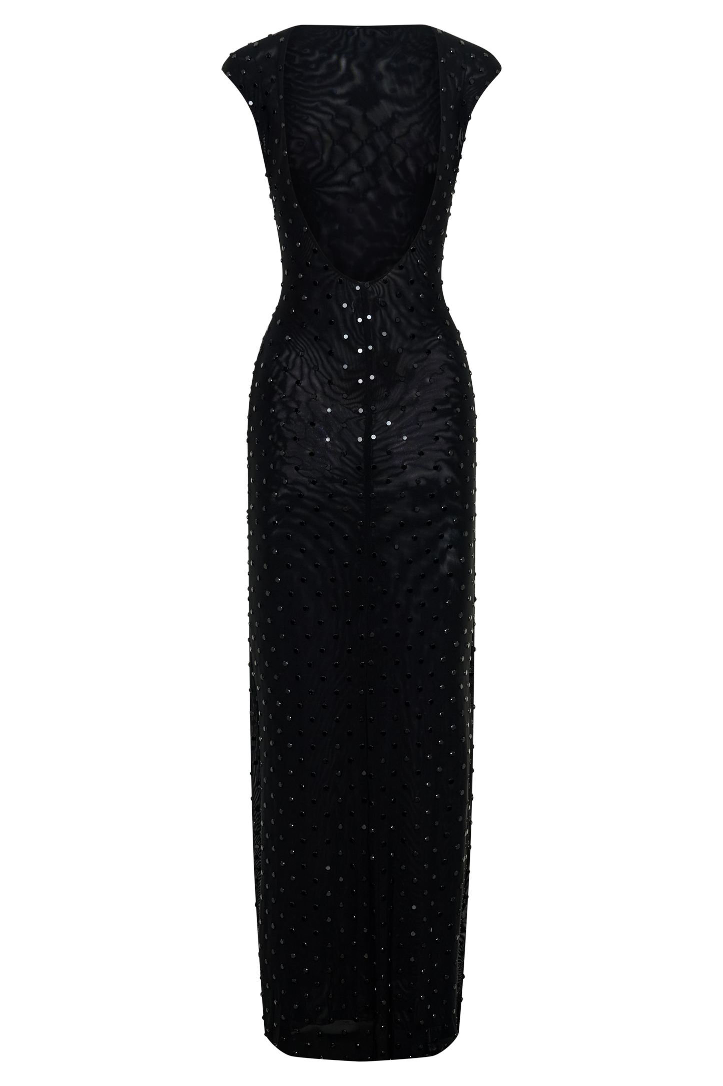 Samara Sleeveless Diamante Maxi Dress - Black
