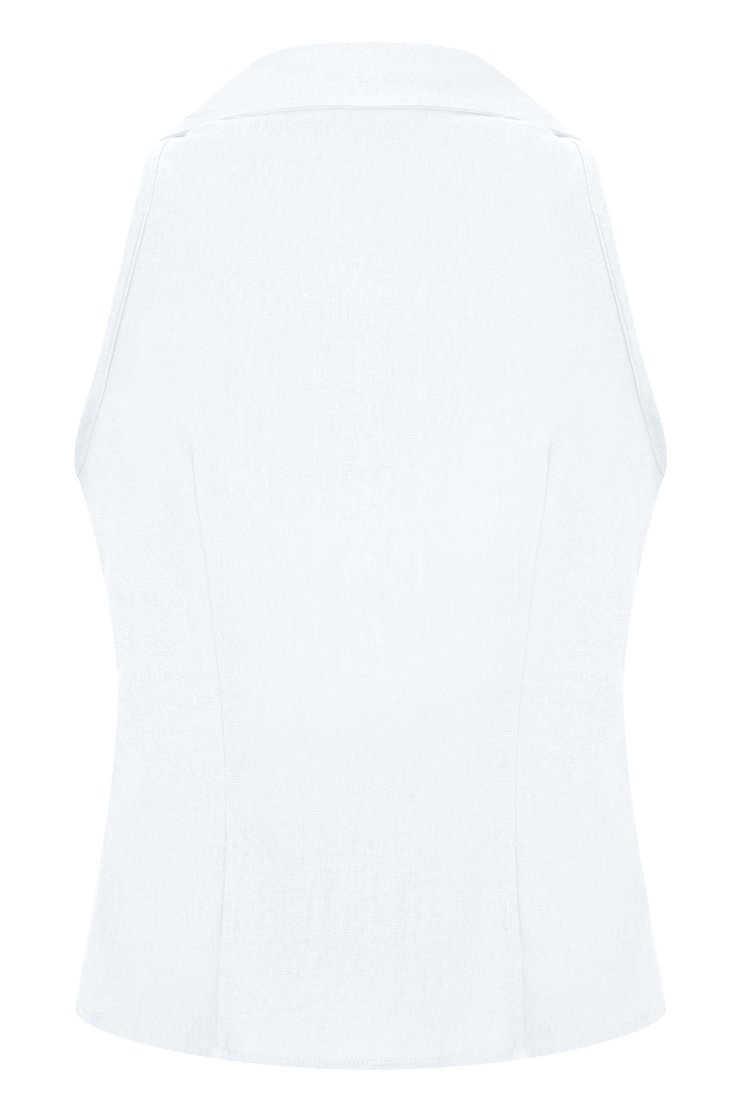 Scout Sleeveless Linen Shirt - White