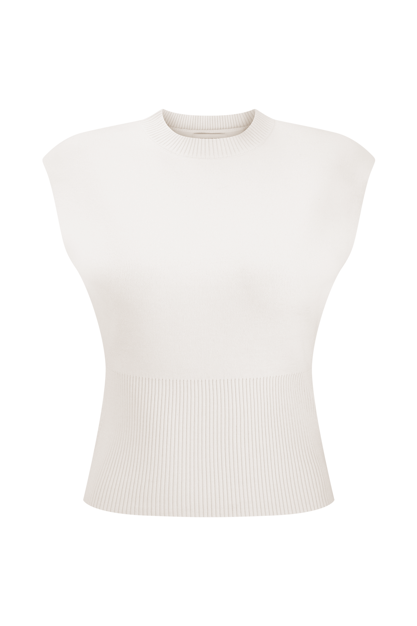 Sharpay Sleeveless Knit Top - Ivory