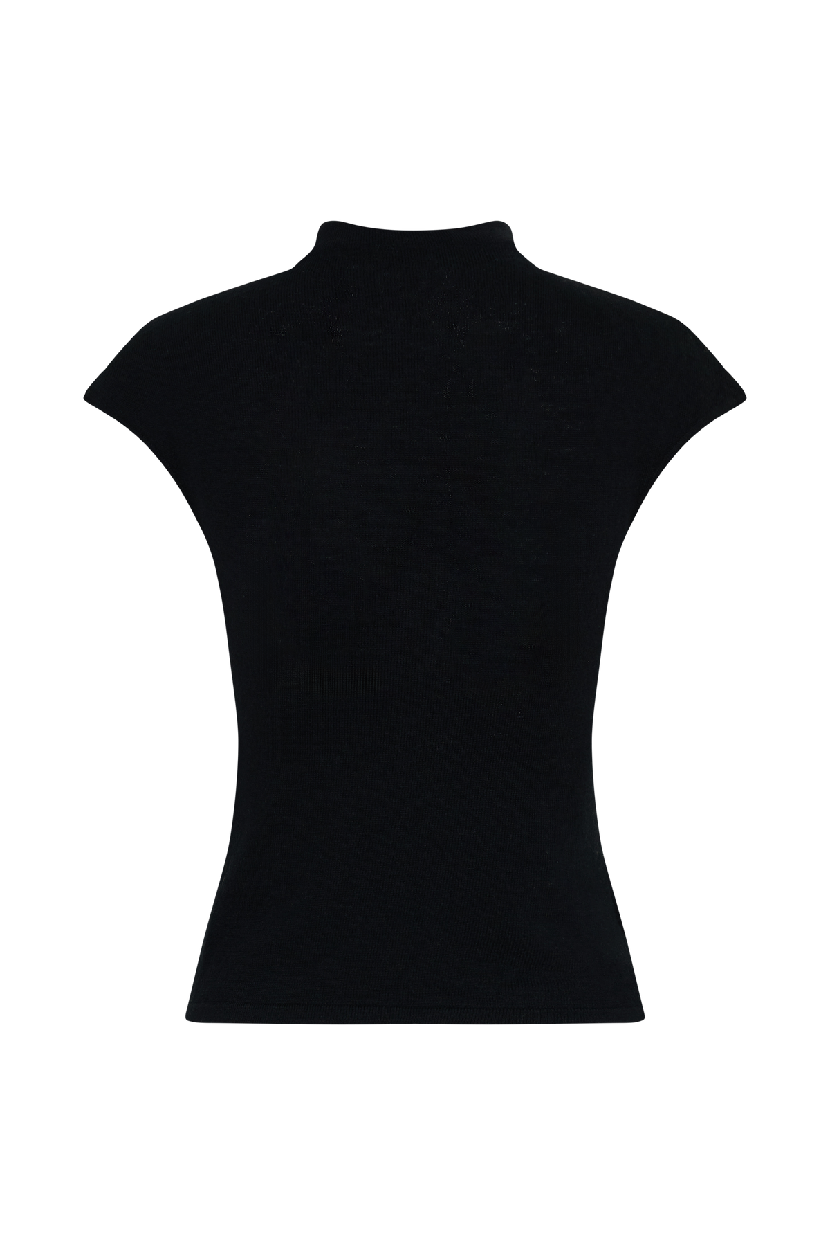 Sonny Short Sleeve Knit Top - Black