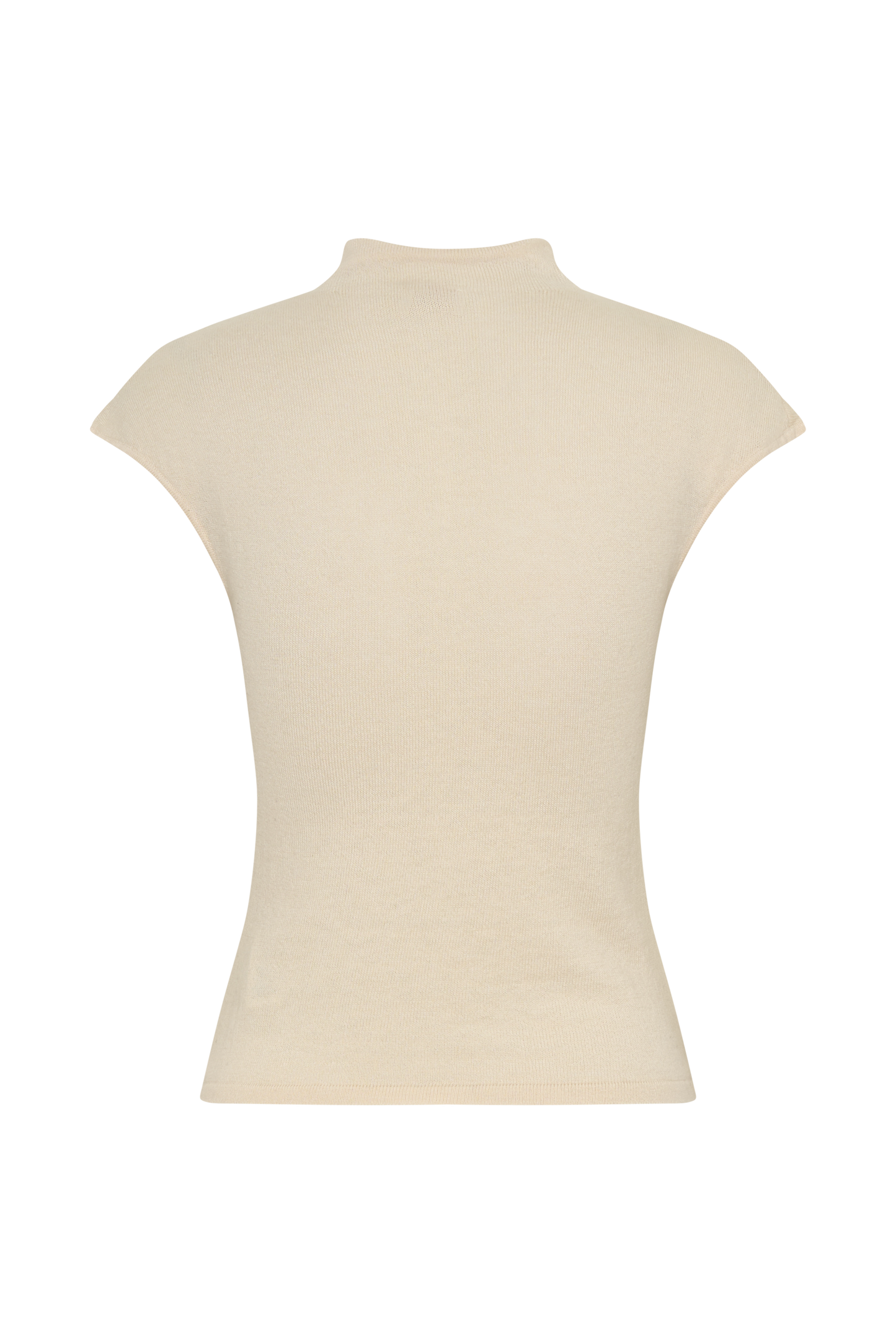 Sonny Short Sleeve Knit Top - Cream