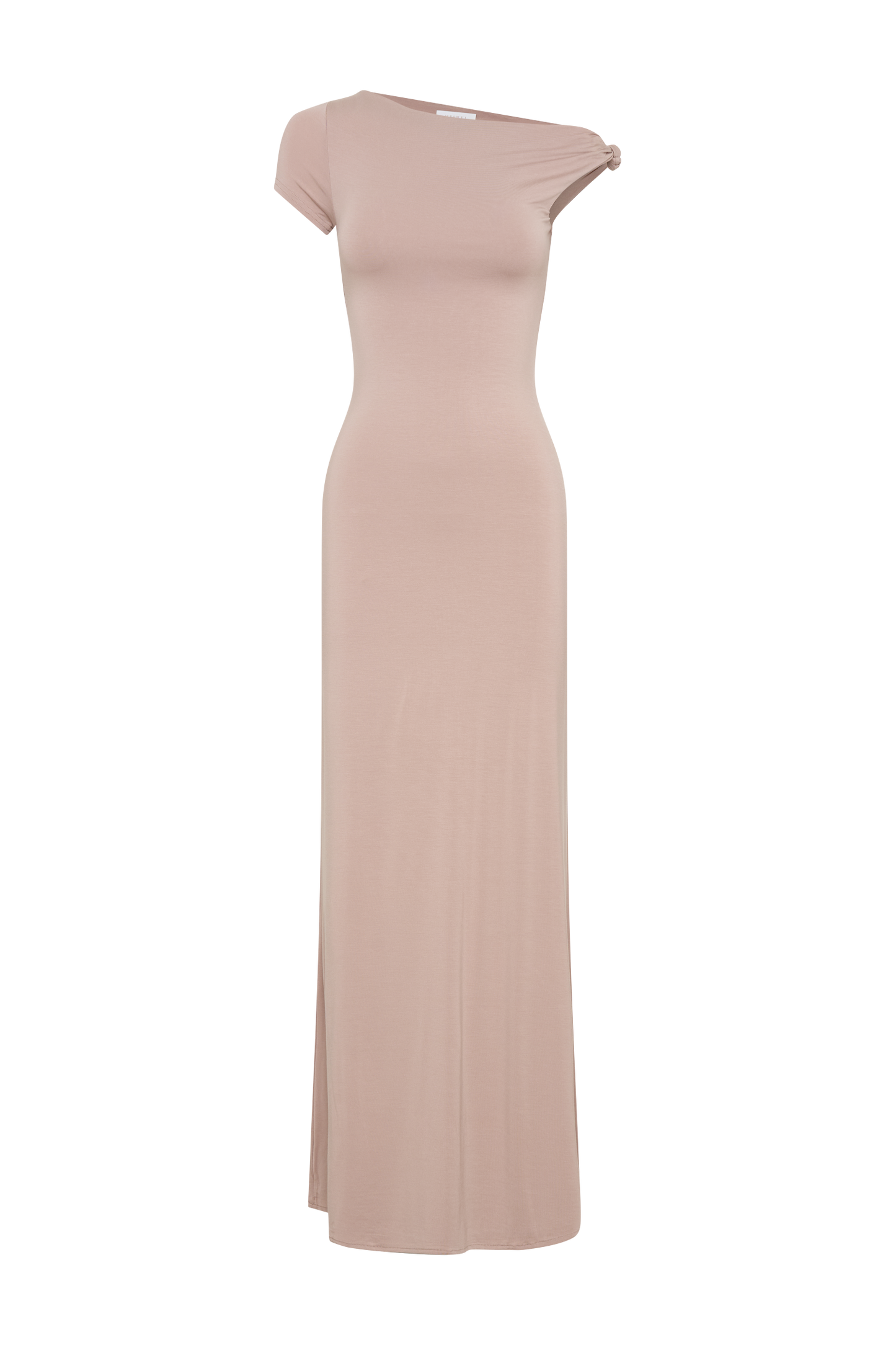 Tamsin Short Sleeve Modal Maxi Dress - Mushroom