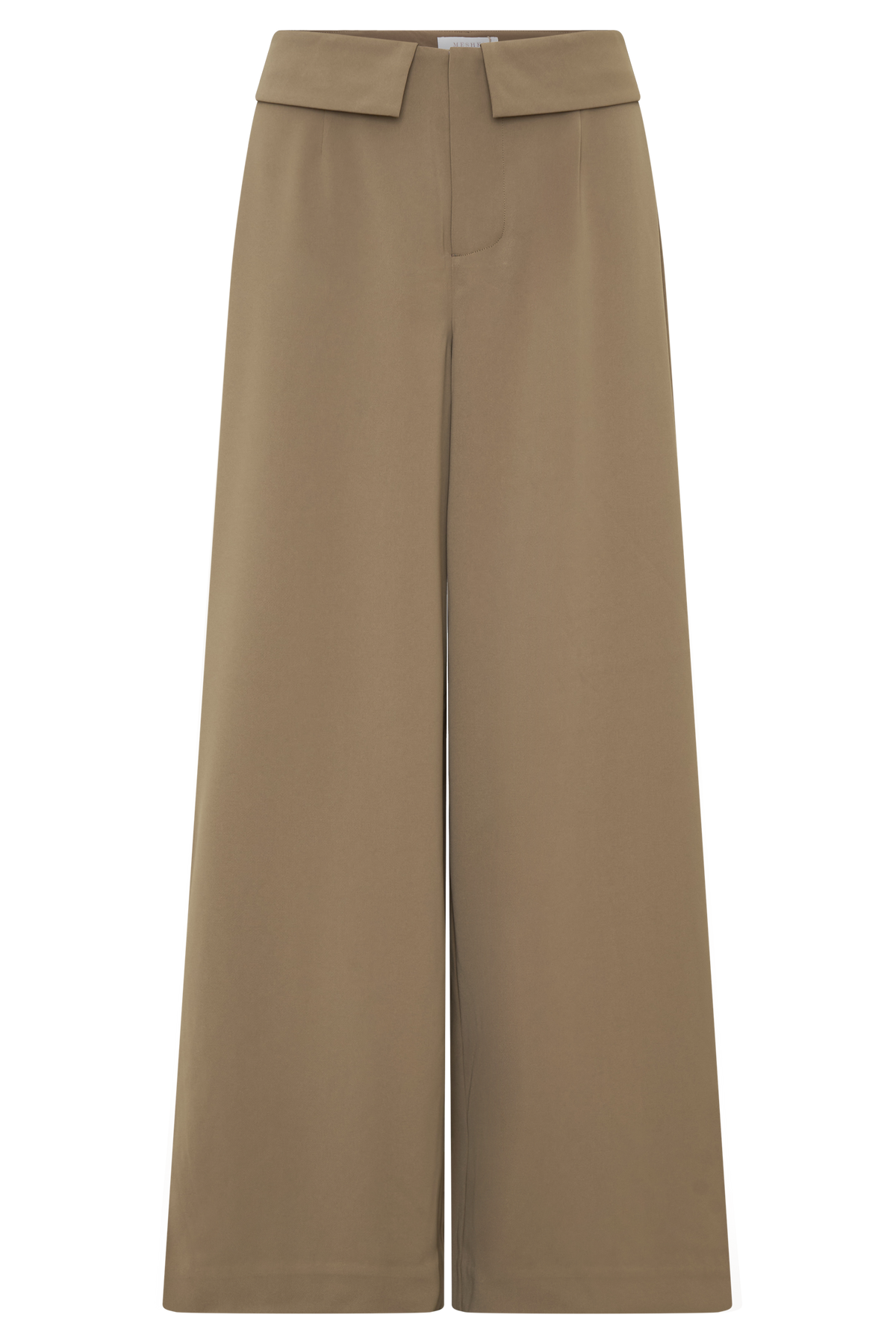 Tanya Wide Leg Suiting Pants - Camel