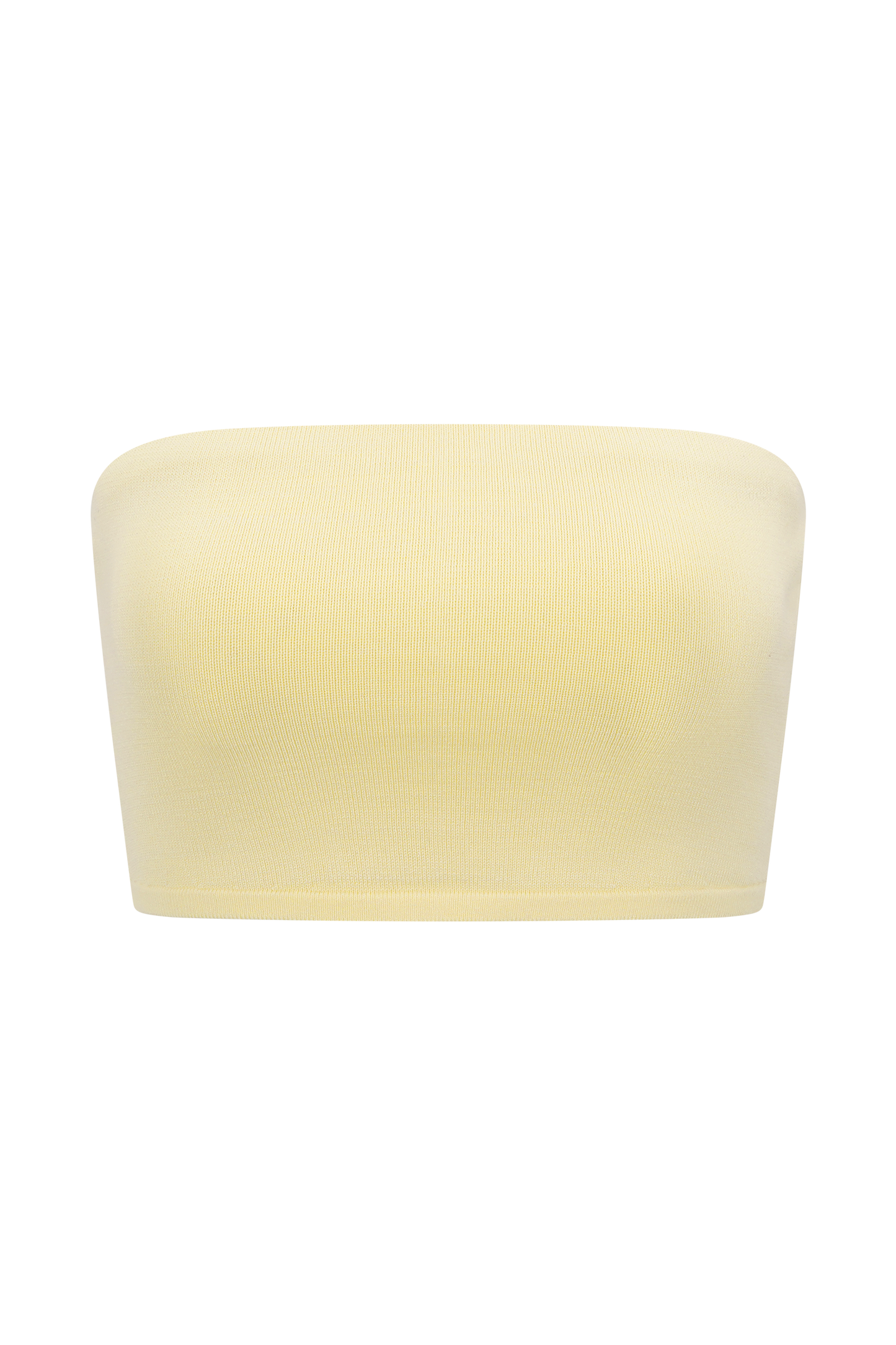 Tanyel Knit Bandeau Top - Lemon