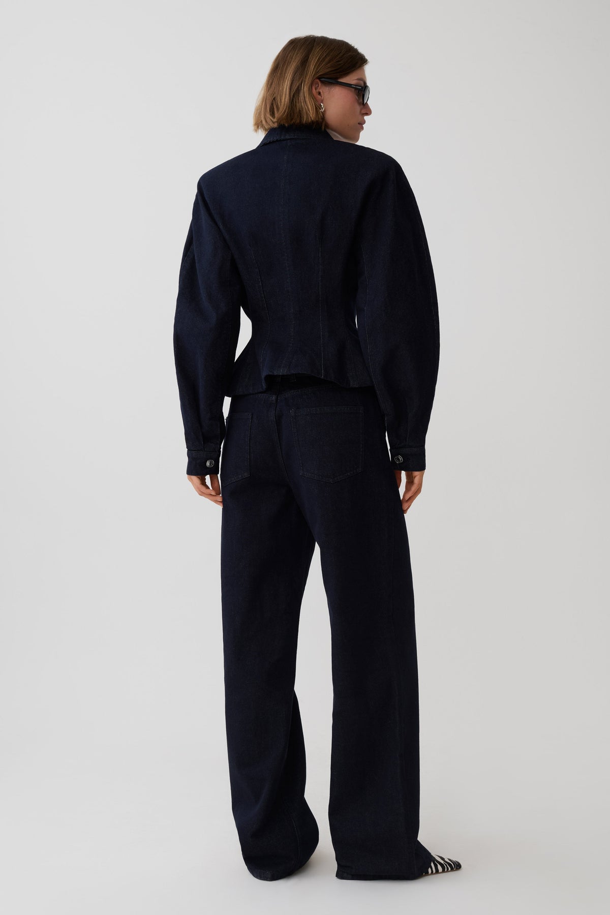April Indigo Denim Jeans - Dark Indigo
