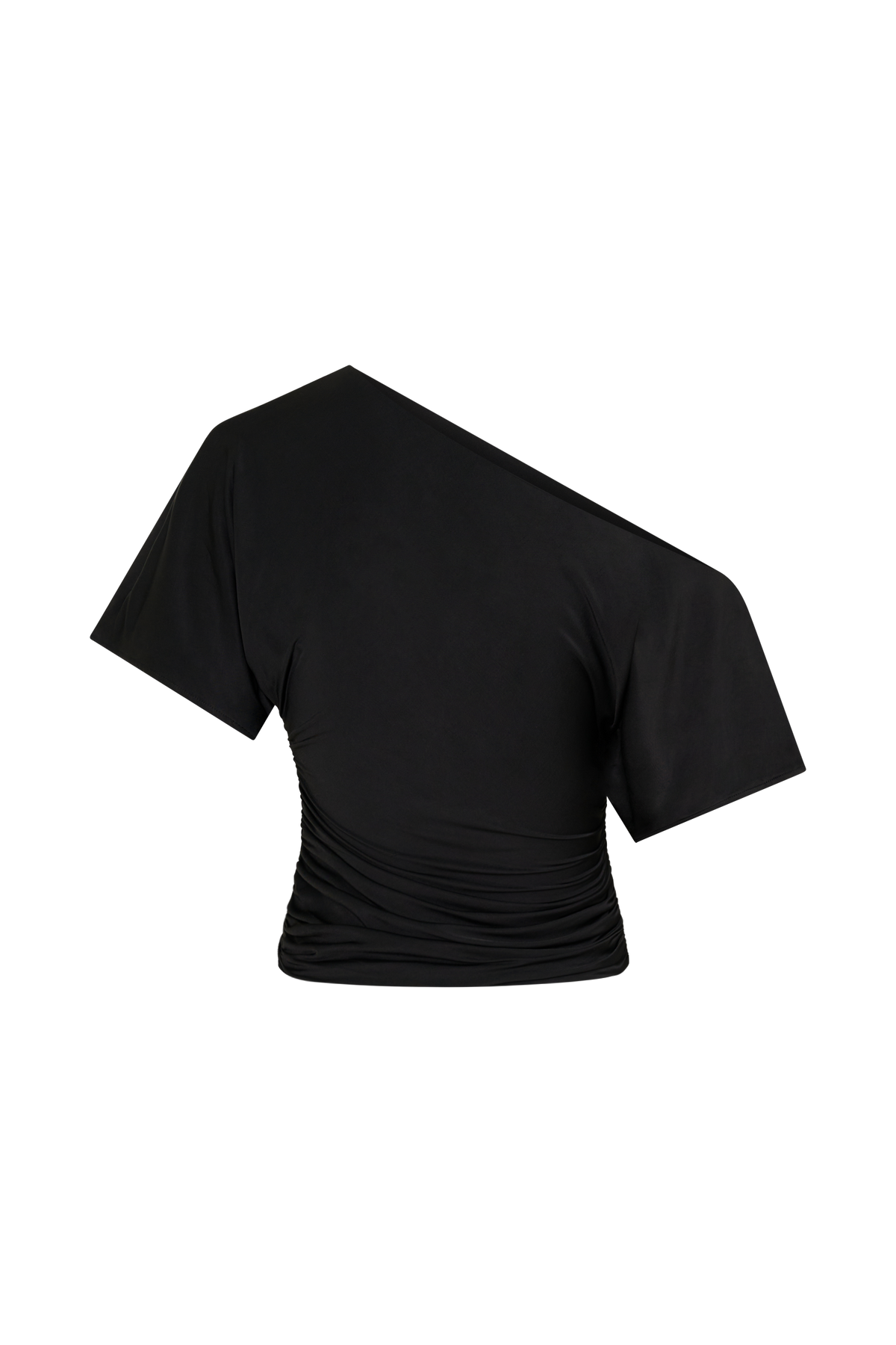Luu Off Shoulder Slinky Top - Black